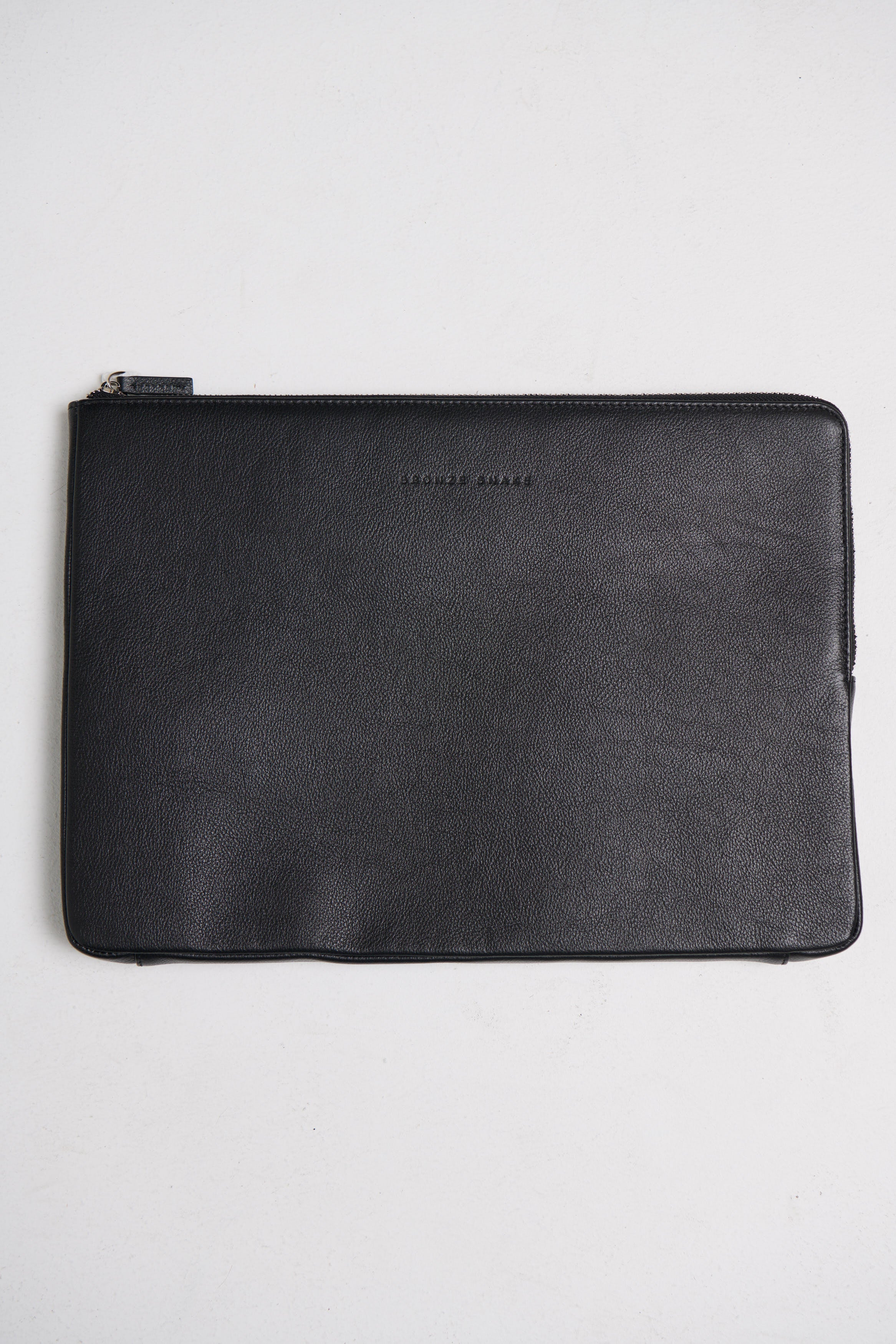 Classic Genuine Leather Laptop Case Black
