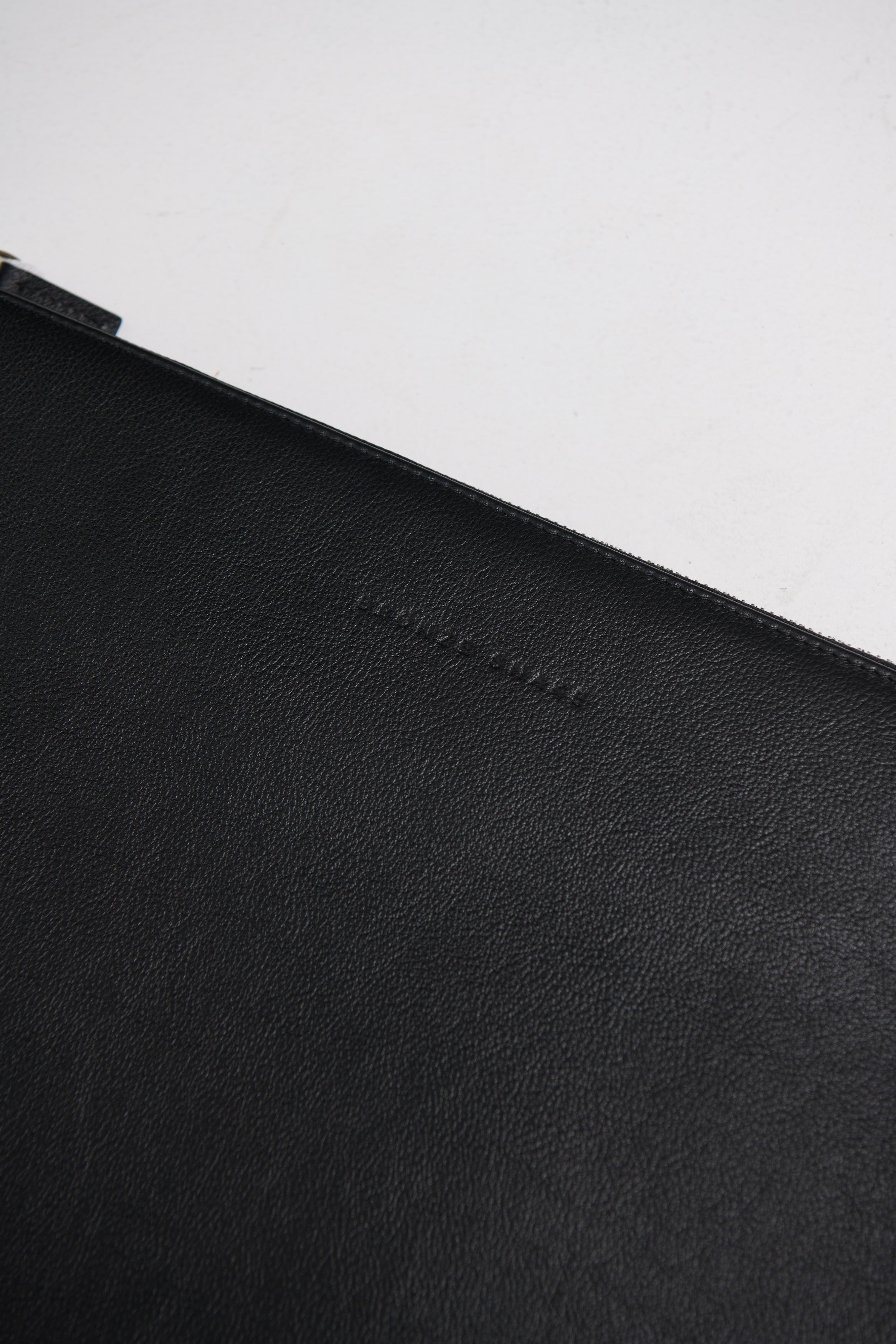Classic Genuine Leather Laptop Case Black
