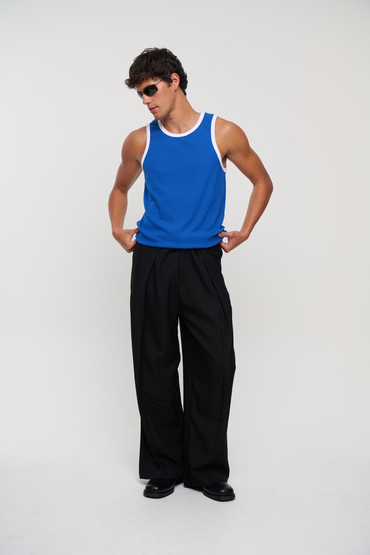 Dean Fitted Tank Ocean