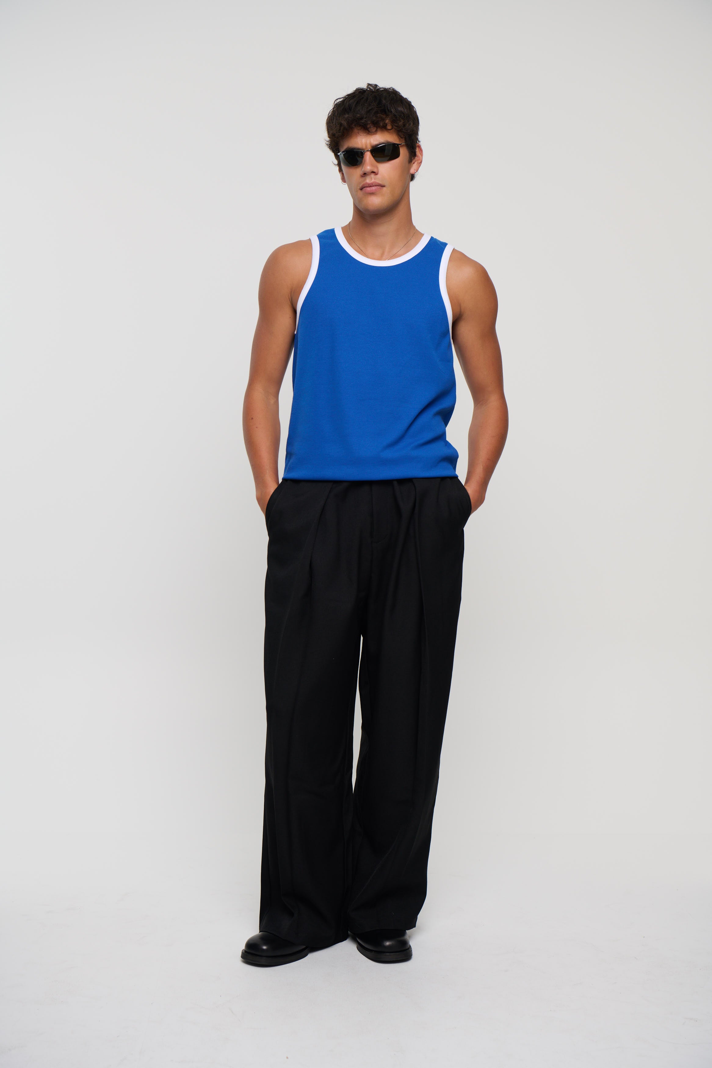 Dean Fitted Tank Ocean