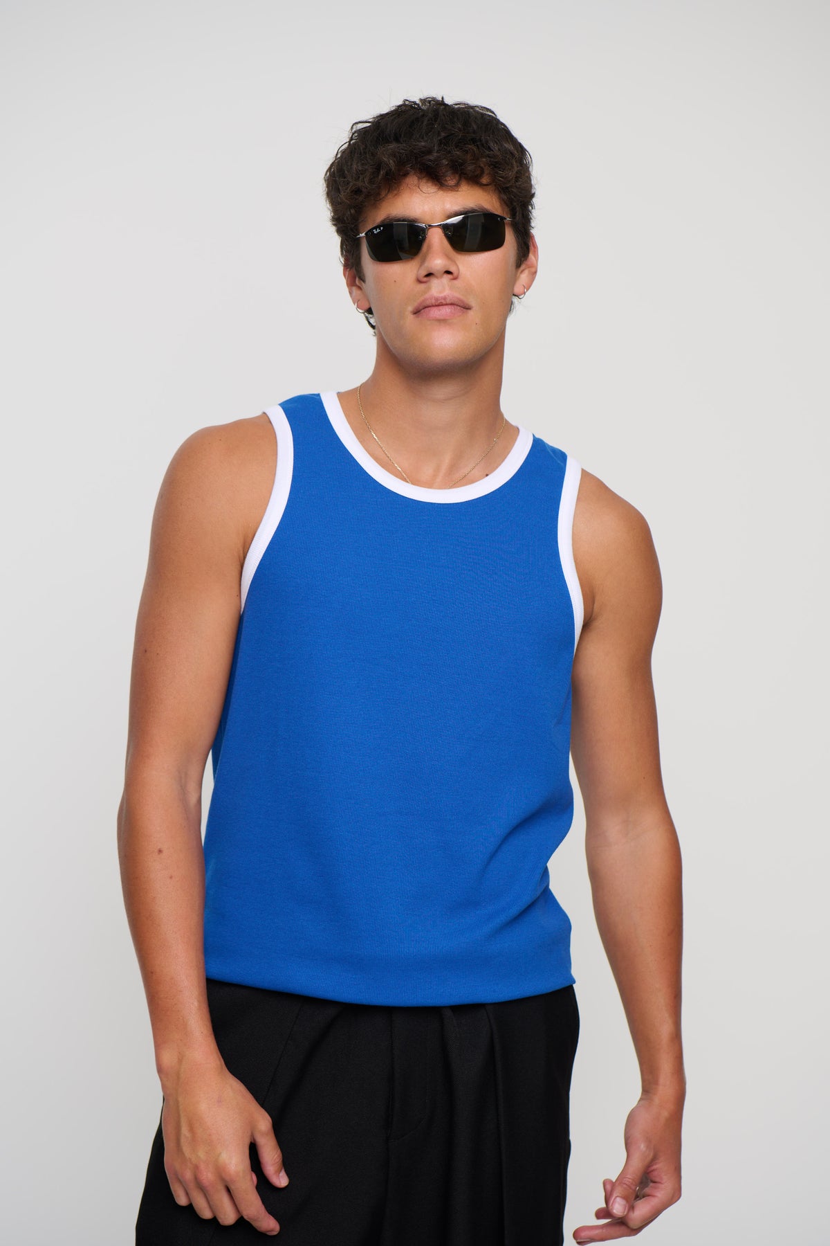 Dean Fitted Tank Ocean