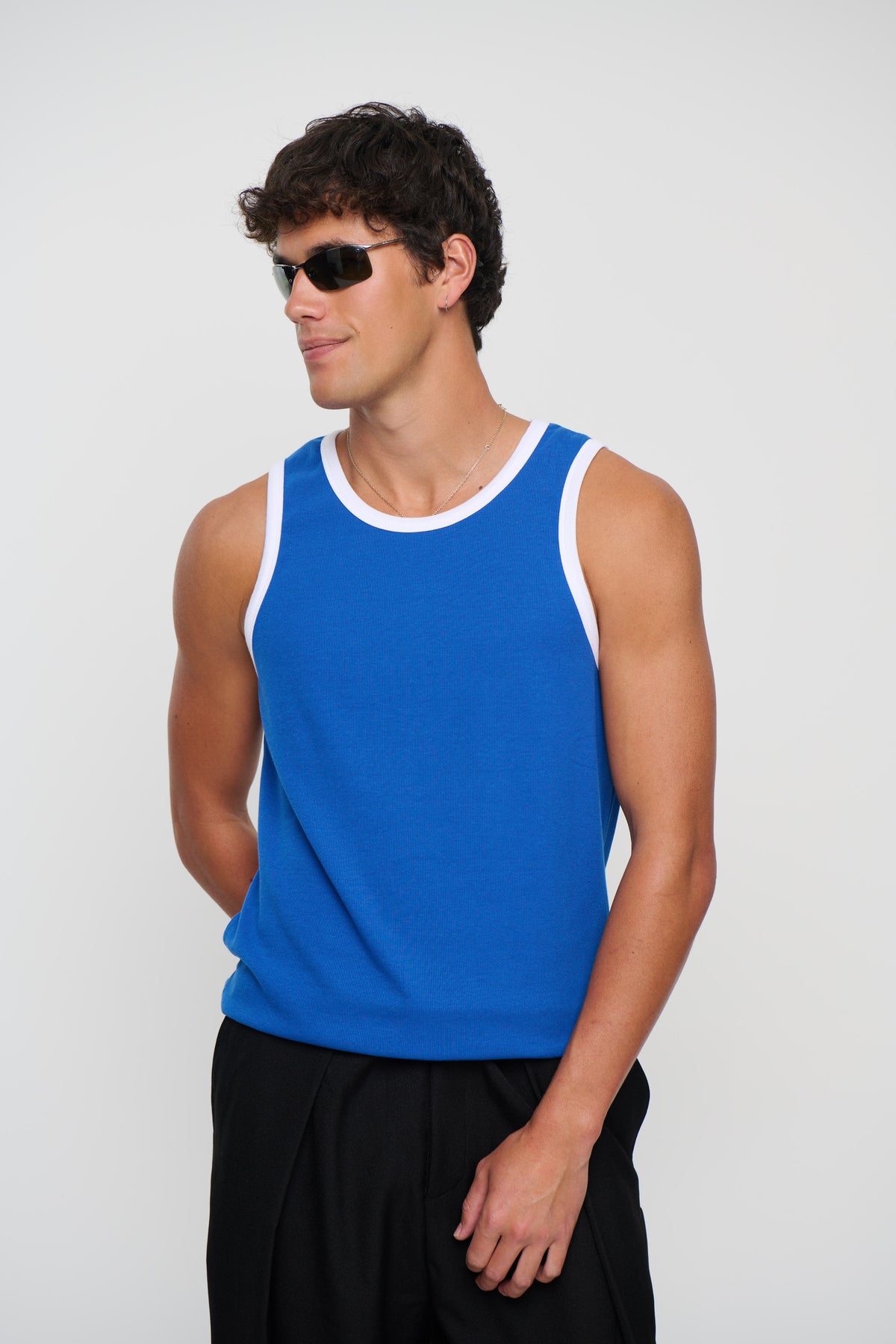 Dean Fitted Tank Ocean