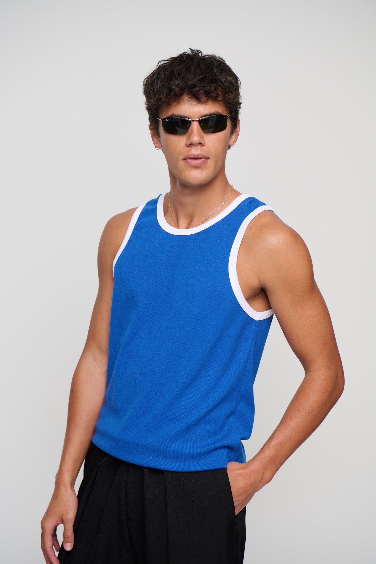 Dean Fitted Tank Ocean