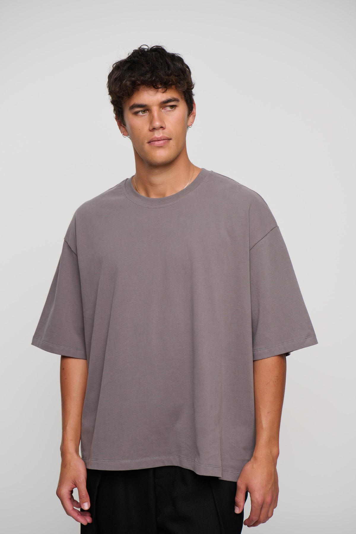 230G Cotton Premium Tee Steel