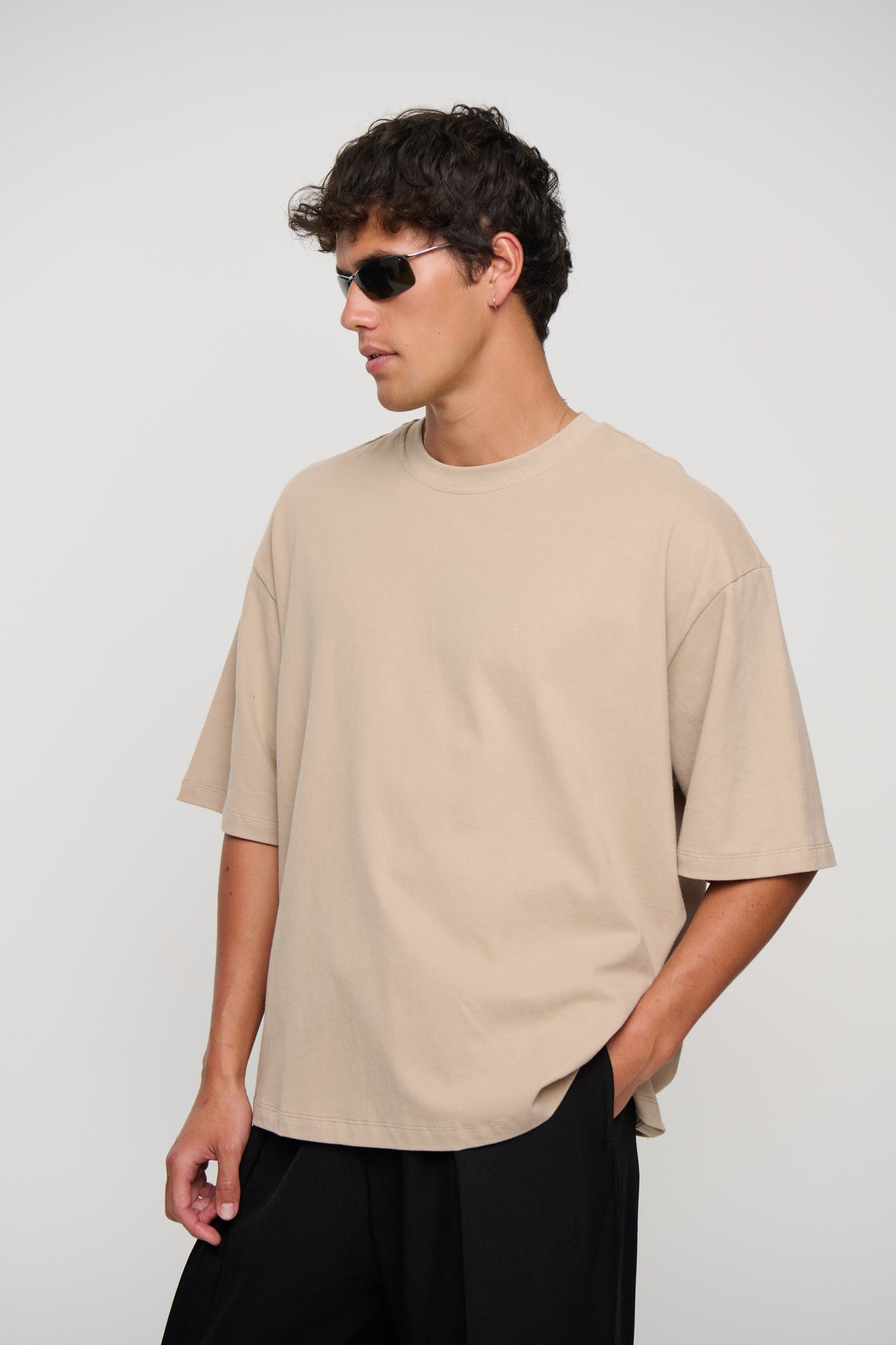 230G Cotton Premium Tee Camel