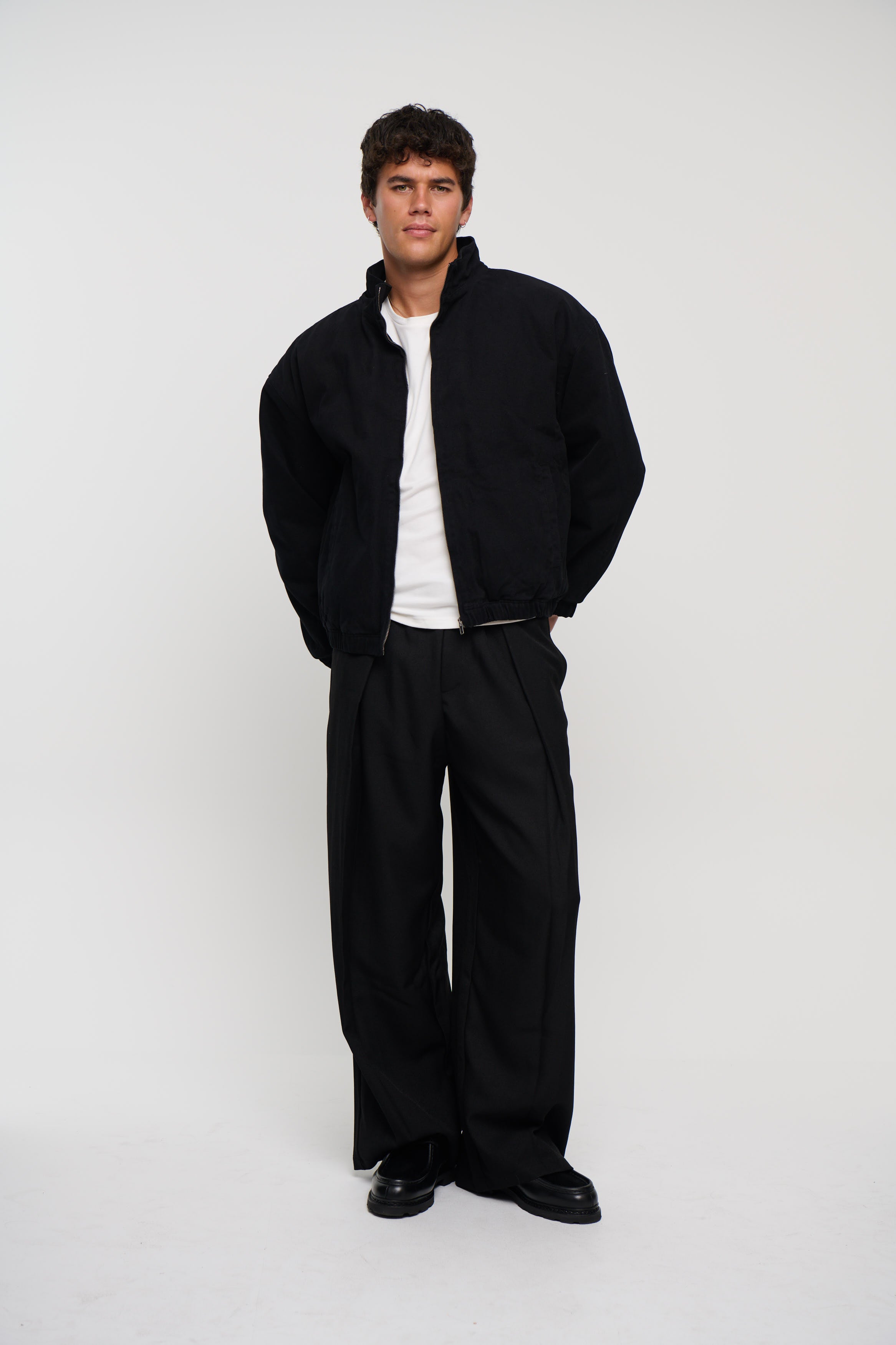 Cotton Lined Jacket Black
