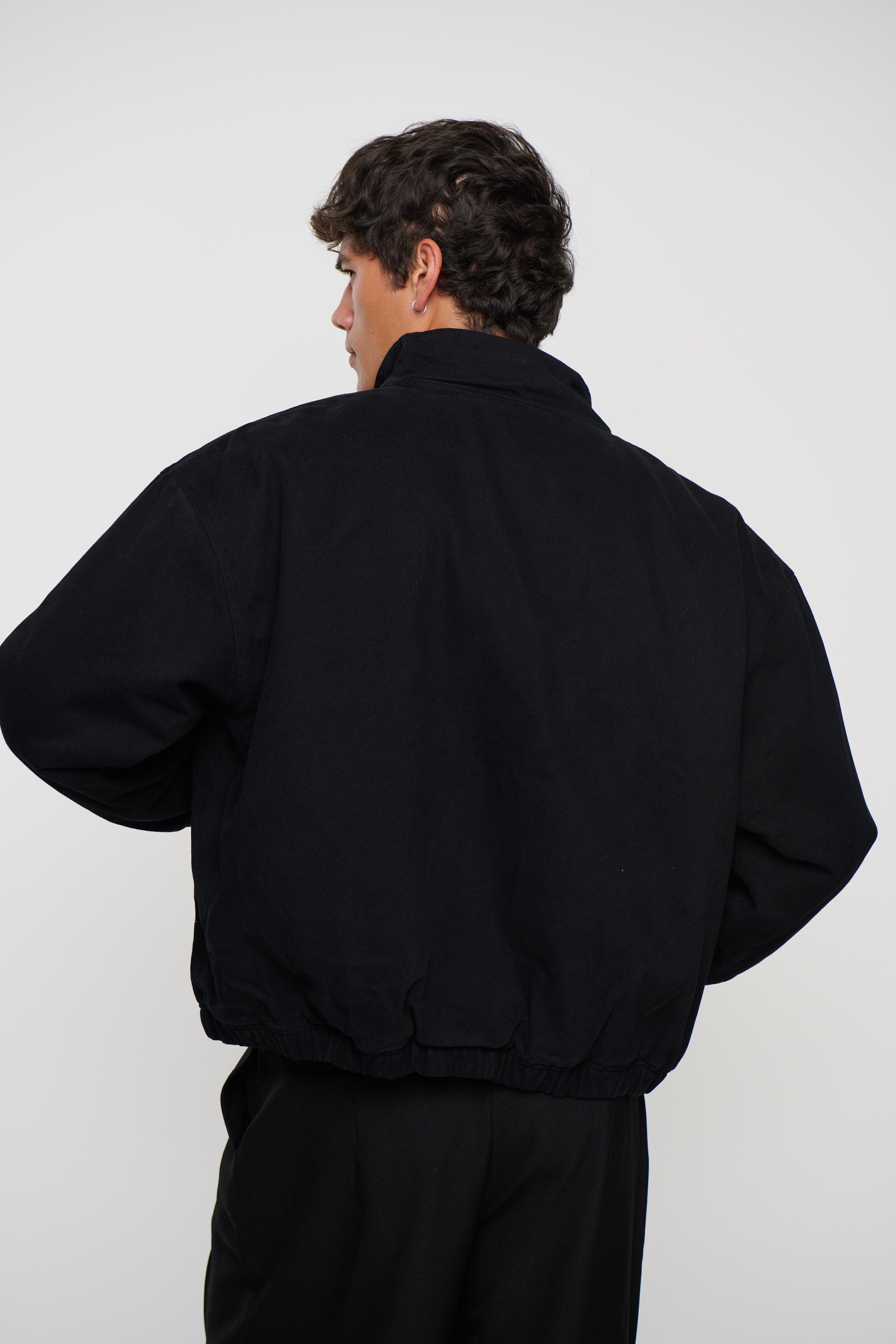 Cotton Lined Jacket Black