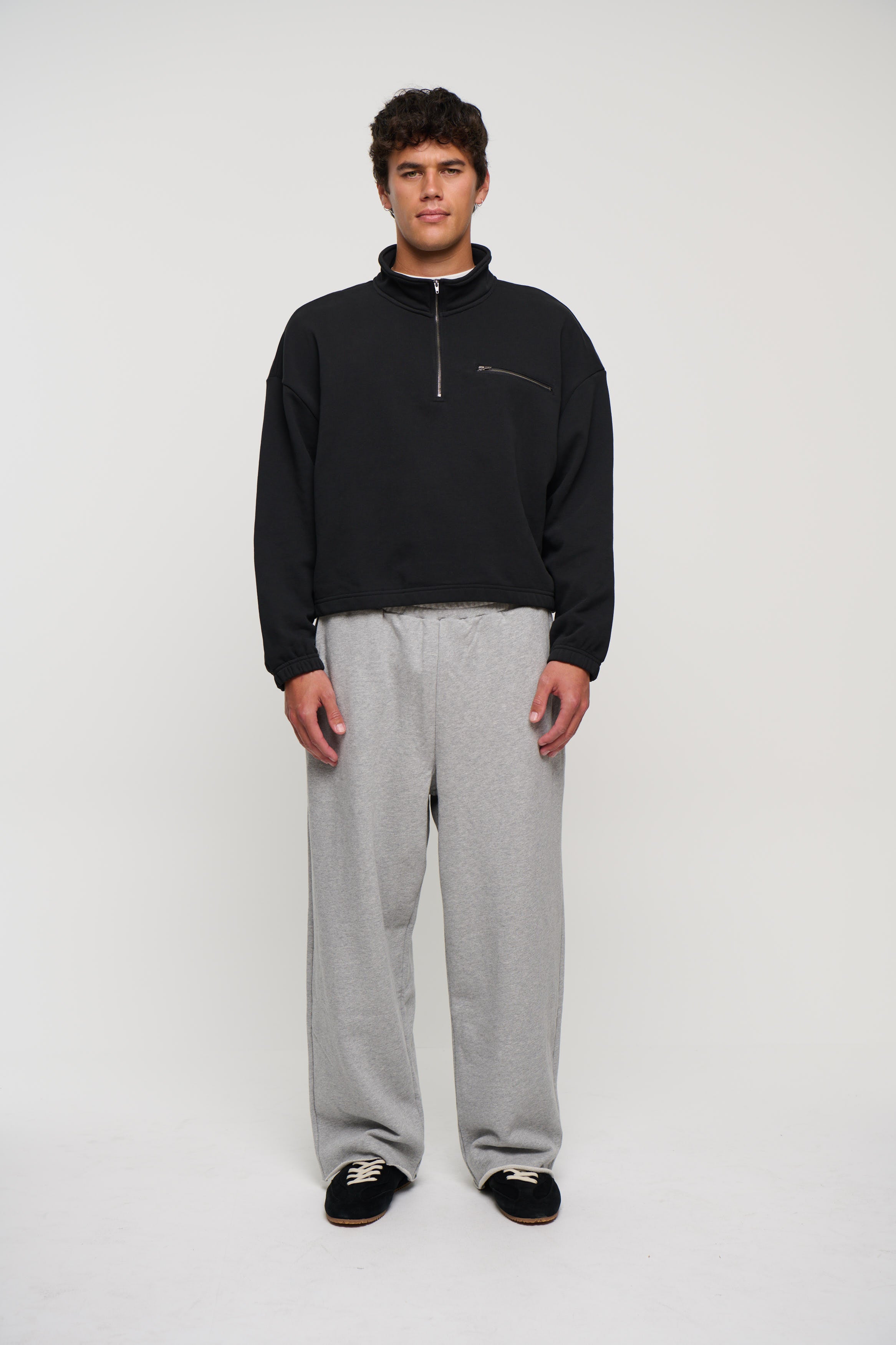 Heavyweight Raw Track Pant Grey