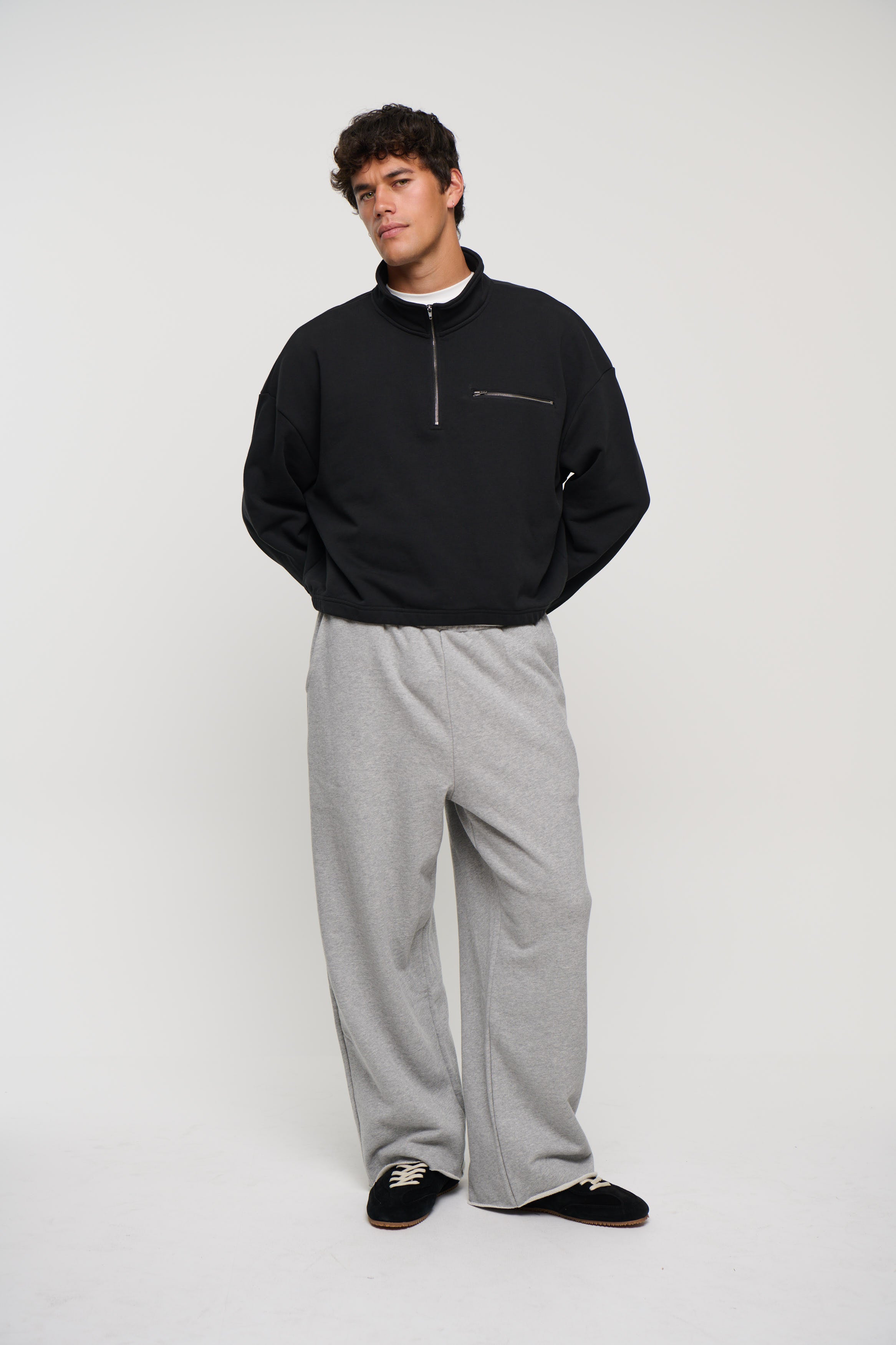 Heavyweight Raw Track Pant Grey