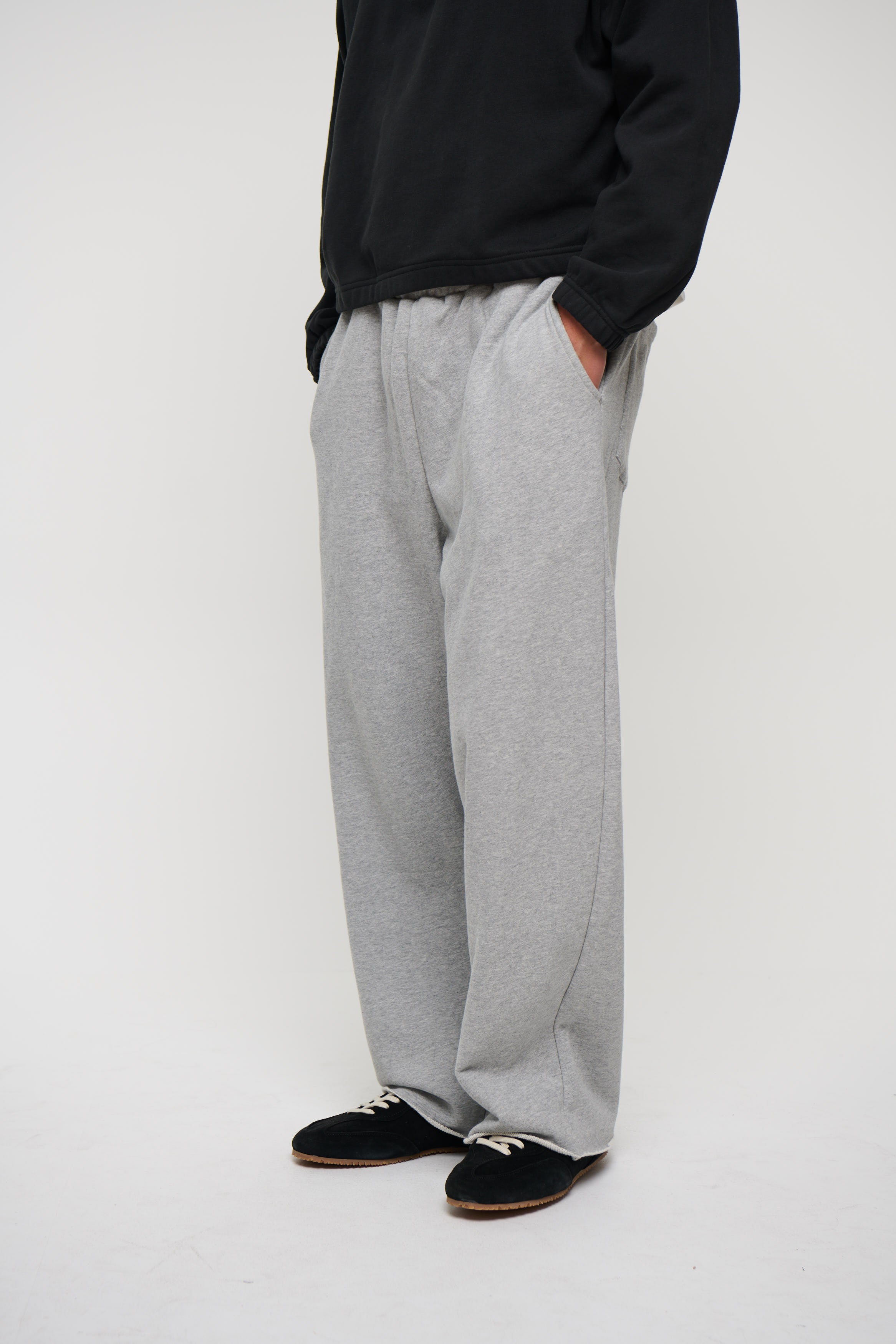Heavyweight Raw Track Pant Grey