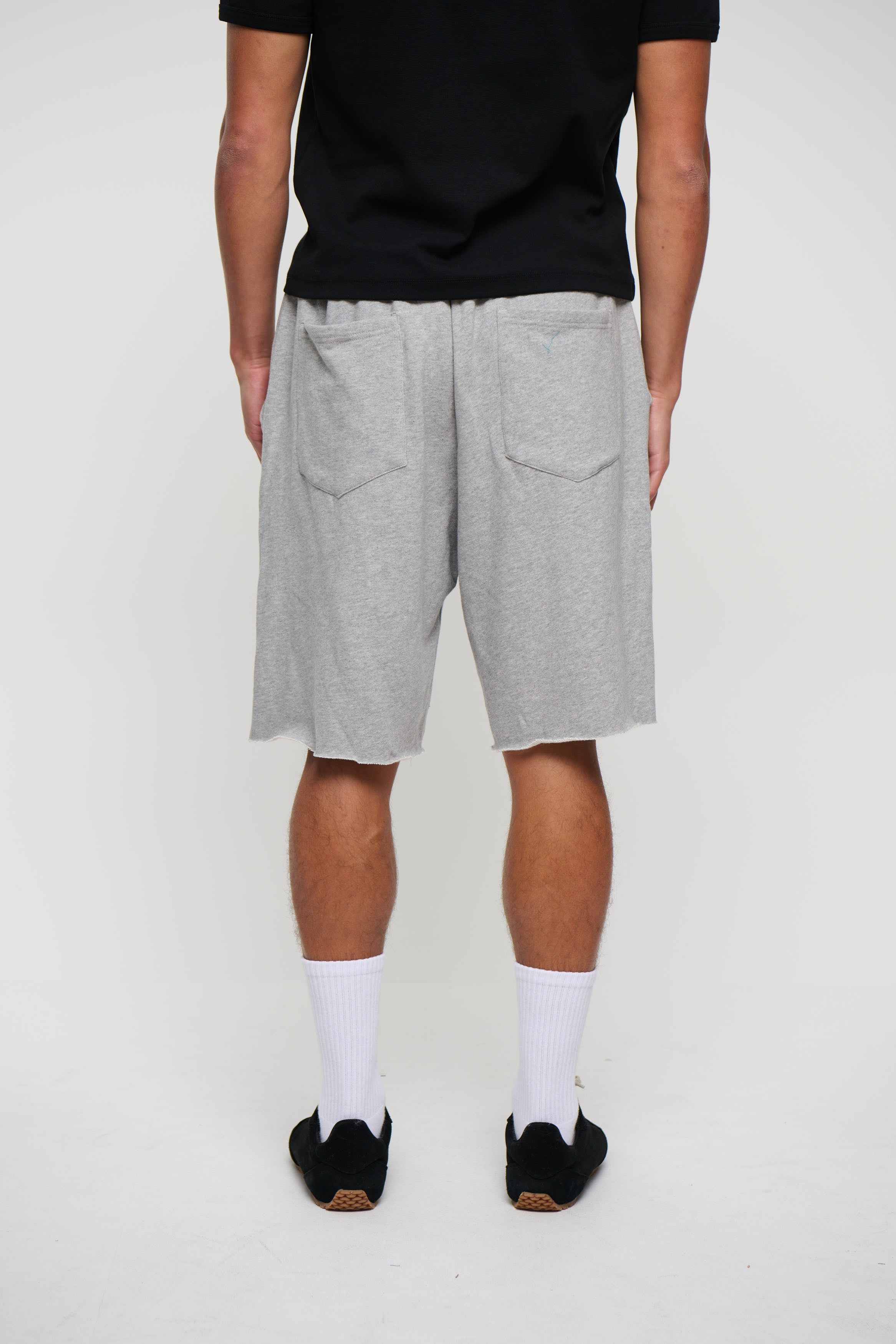 Heavyweight Raw Track Short Grey
