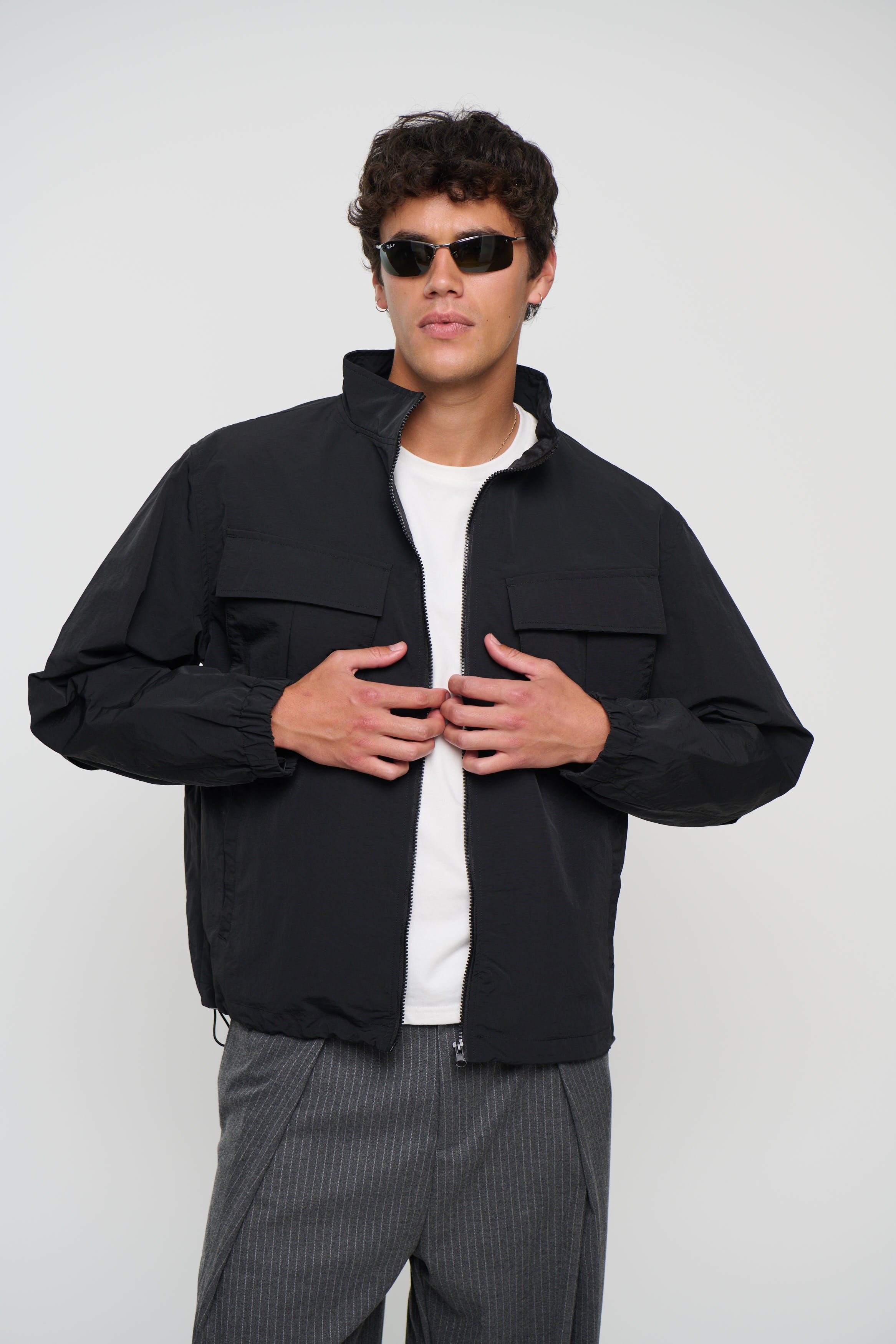 Zayn Windbreaker Black
