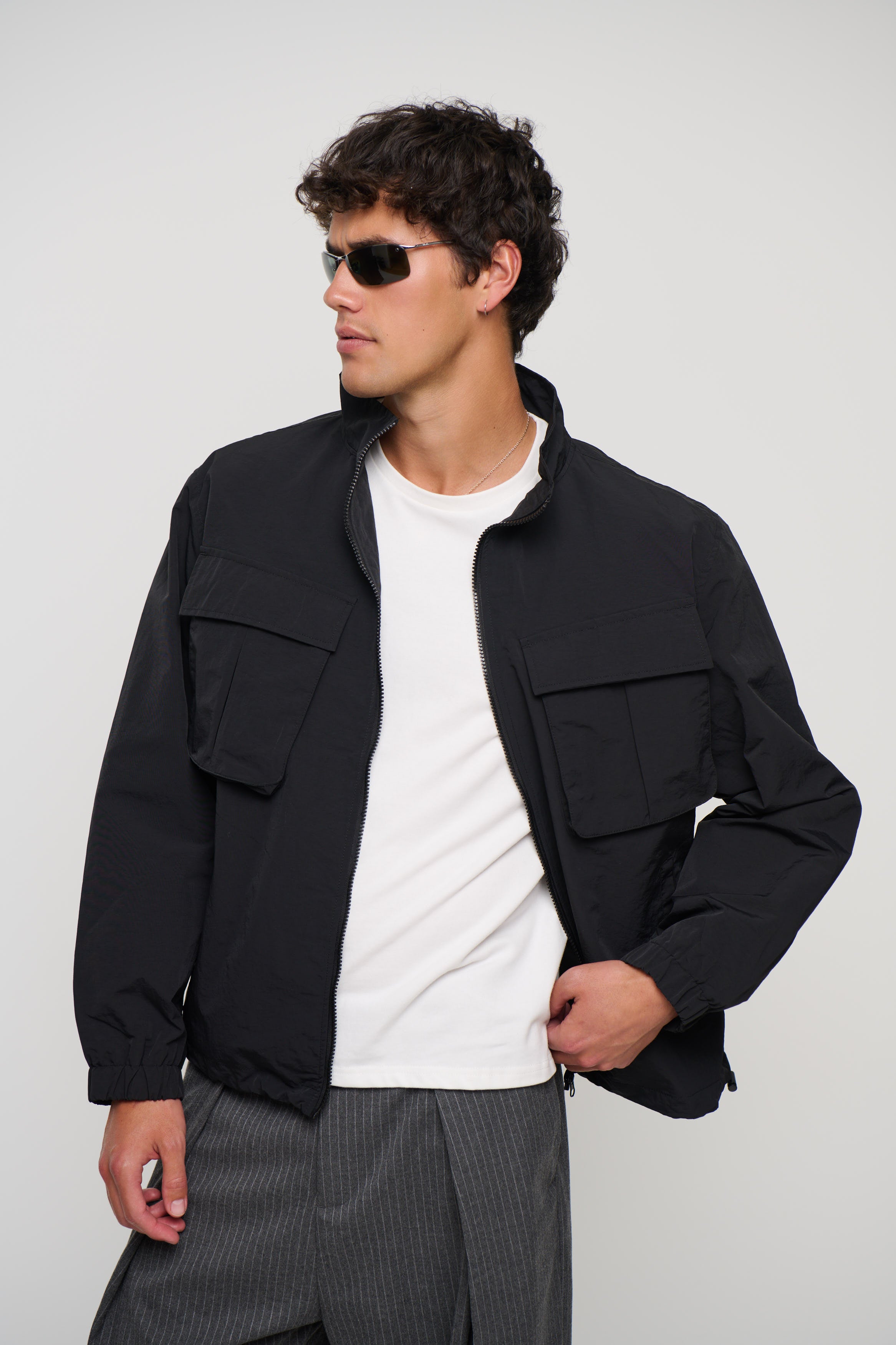 Zayn Windbreaker Black