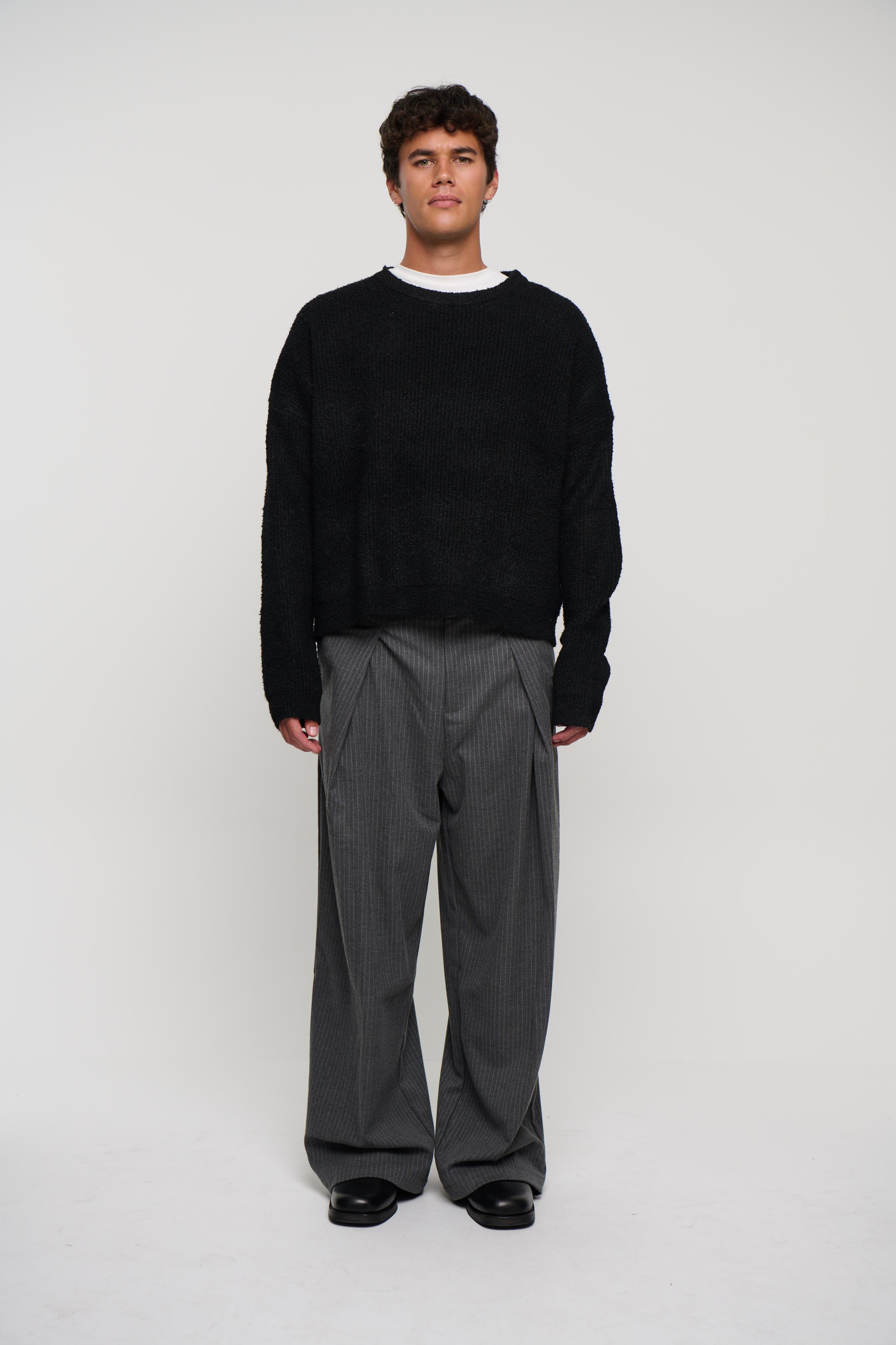 Soft Crew Knit Black