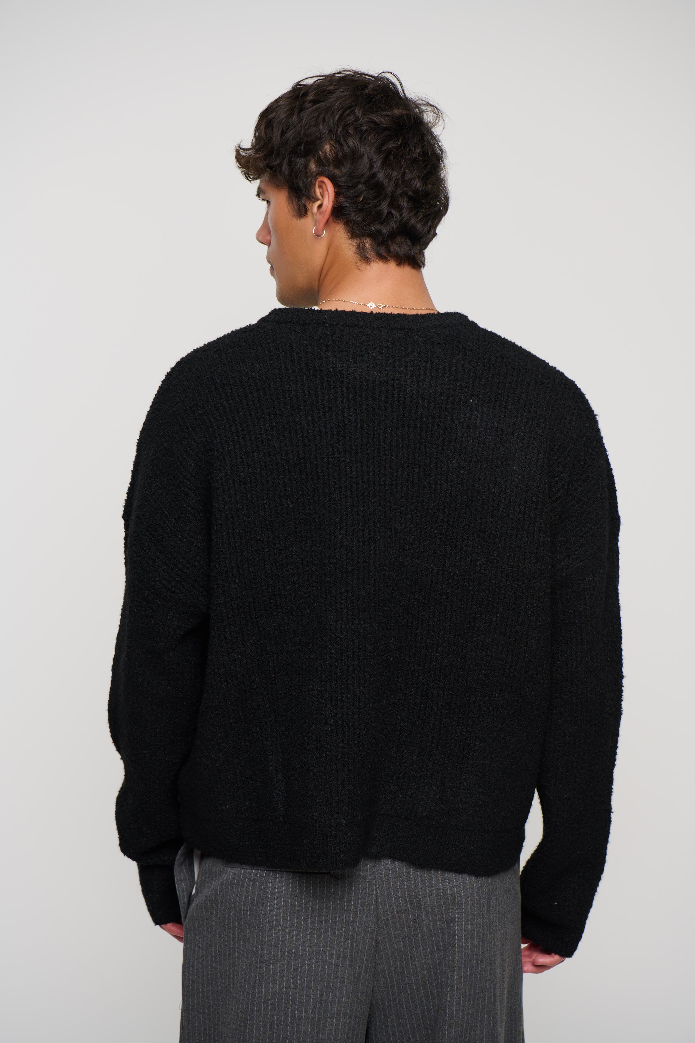 Soft Crew Knit Black