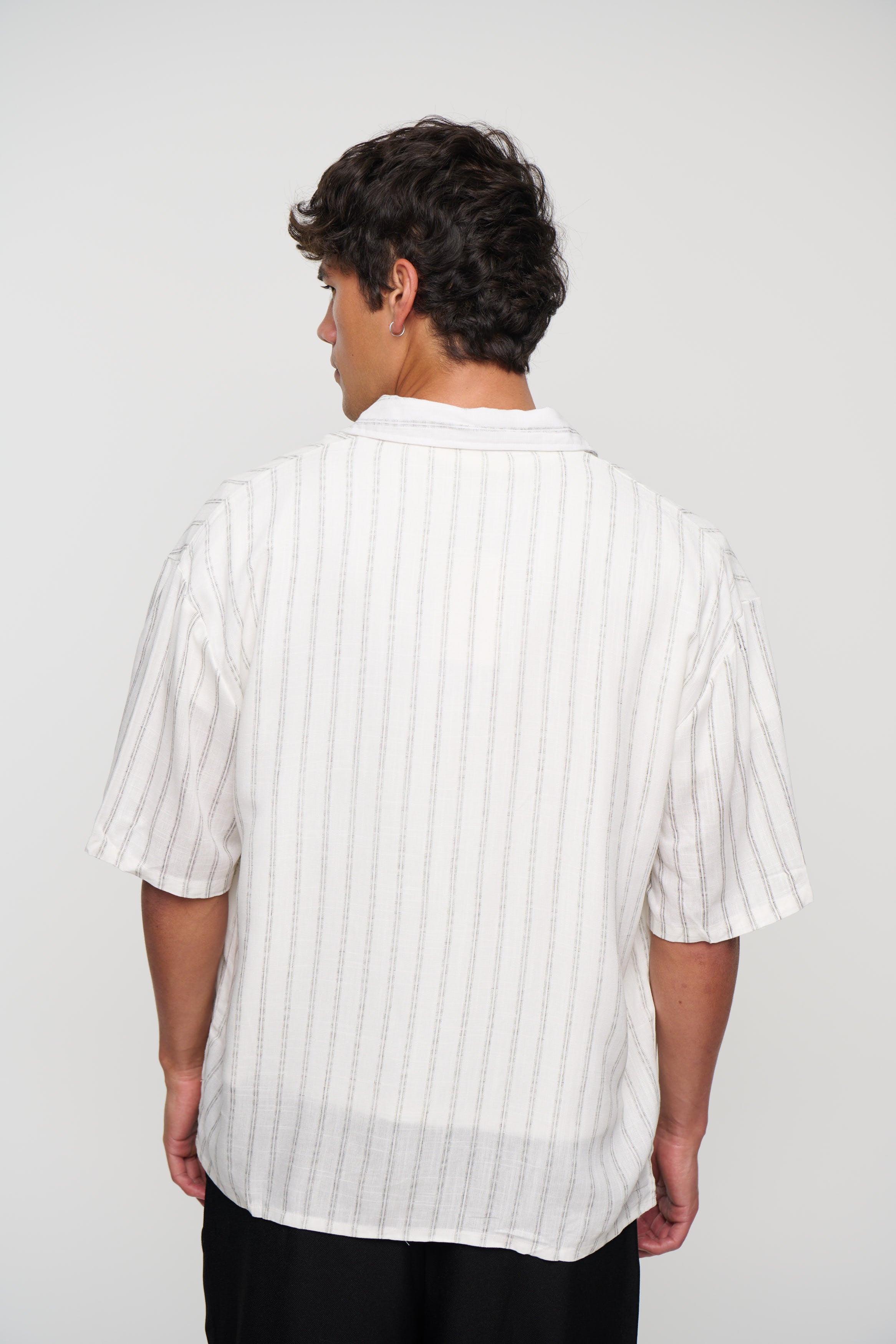 Luke Shirt Black Stripe