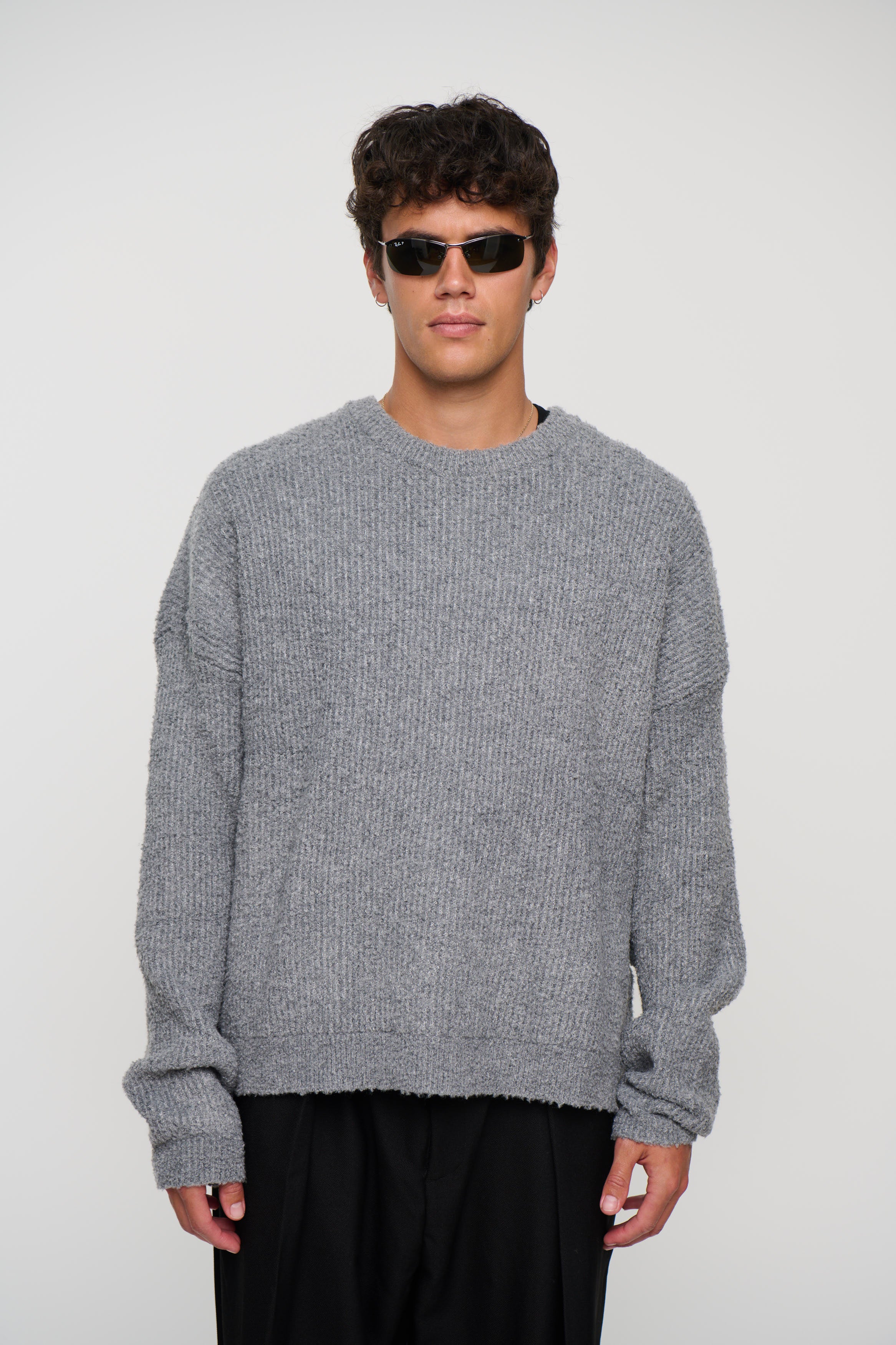 Soft Crew Knit Dark Grey