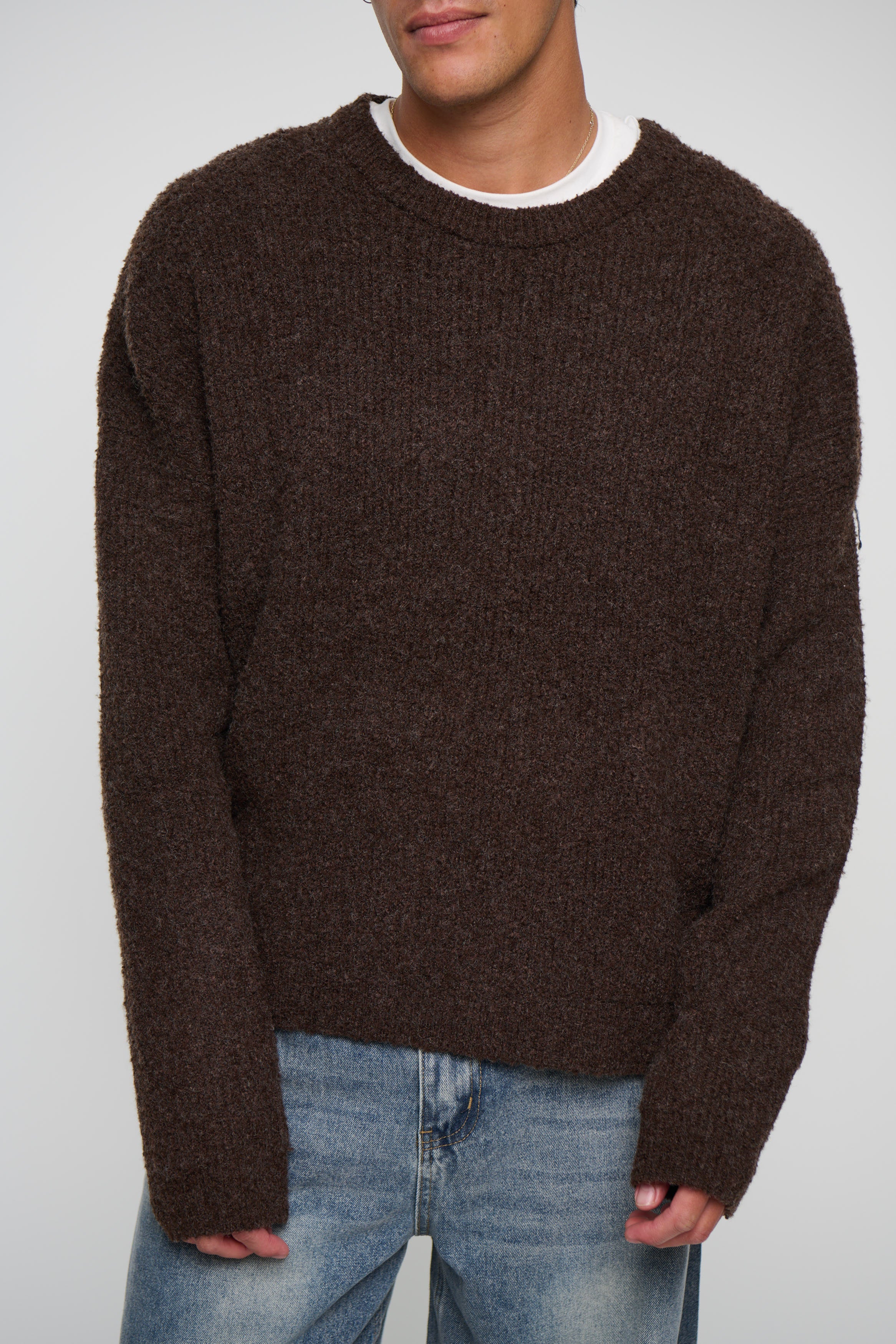Soft Crew Knit Chocolate