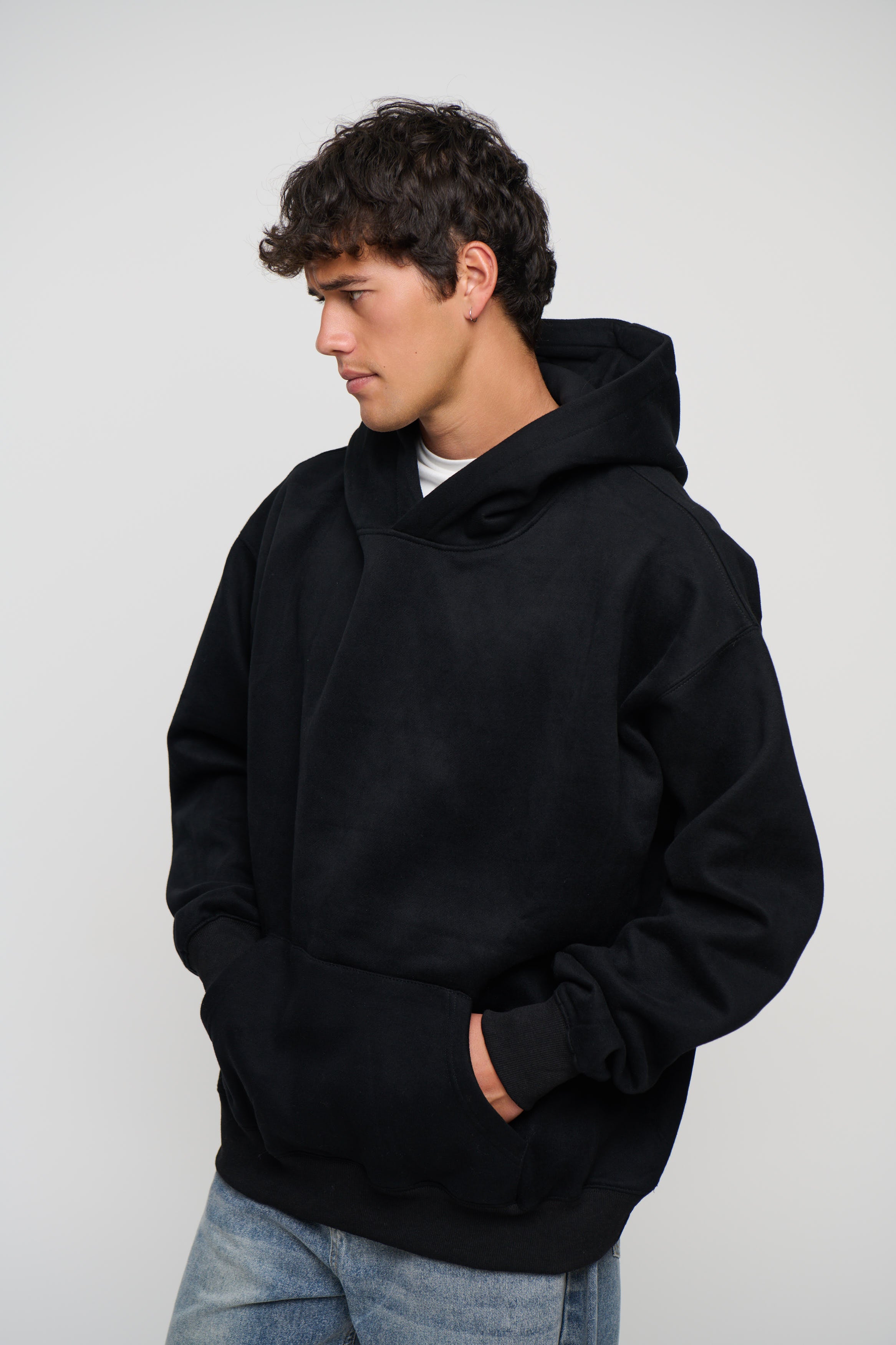 Roman Oversize Hoodie Black