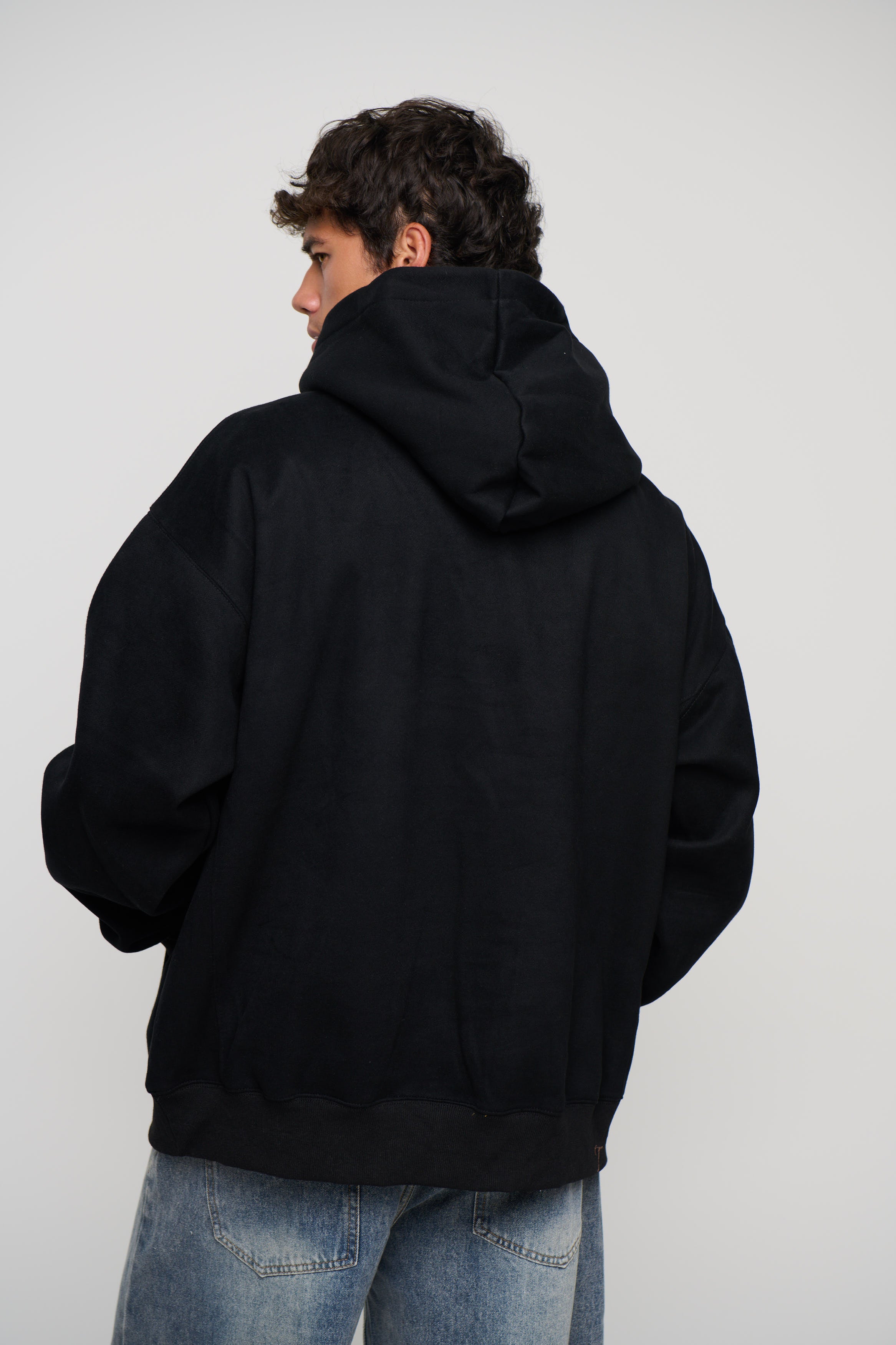 Roman Oversize Hoodie Black
