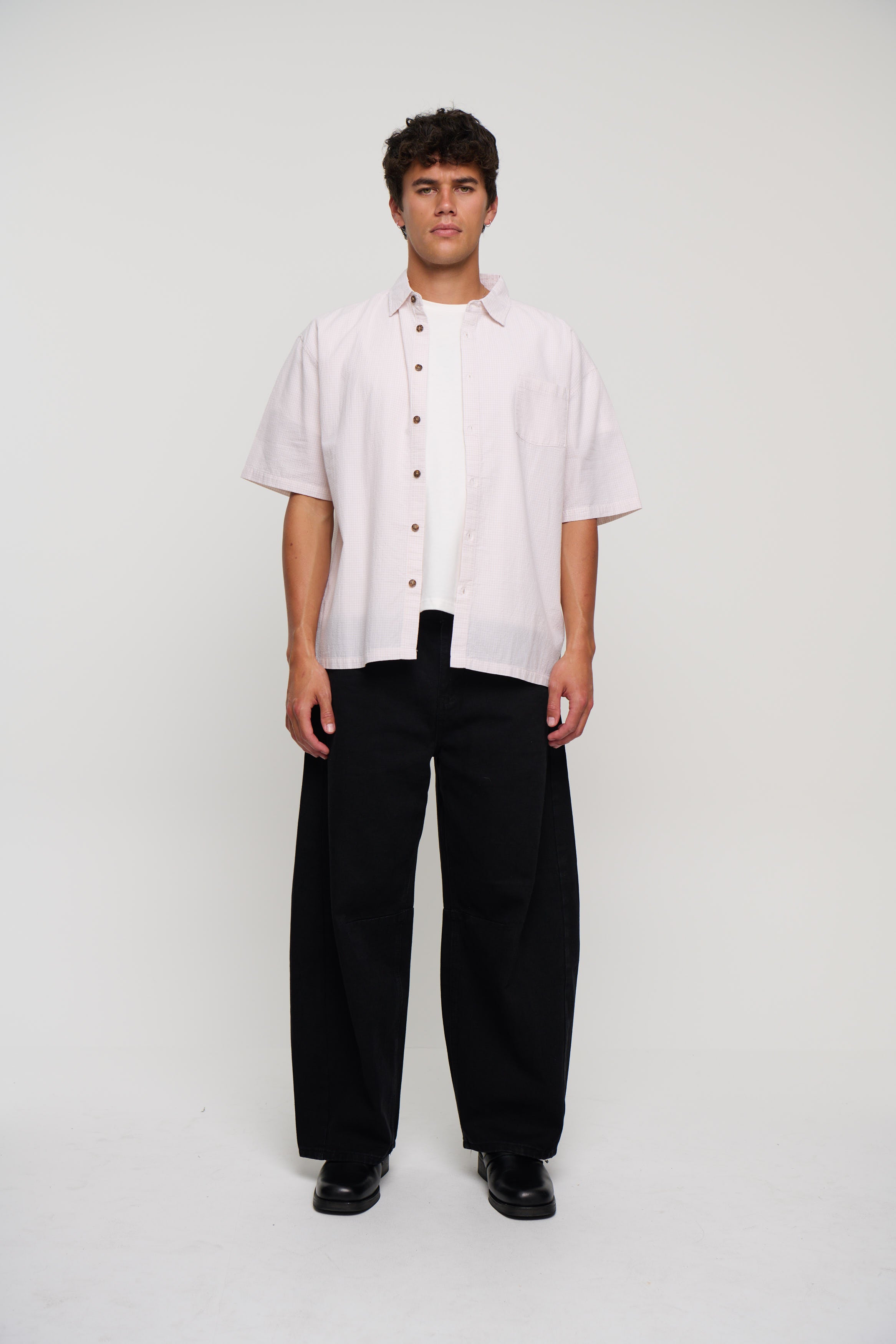 Nathaniel Drop Shirt Soft Rose