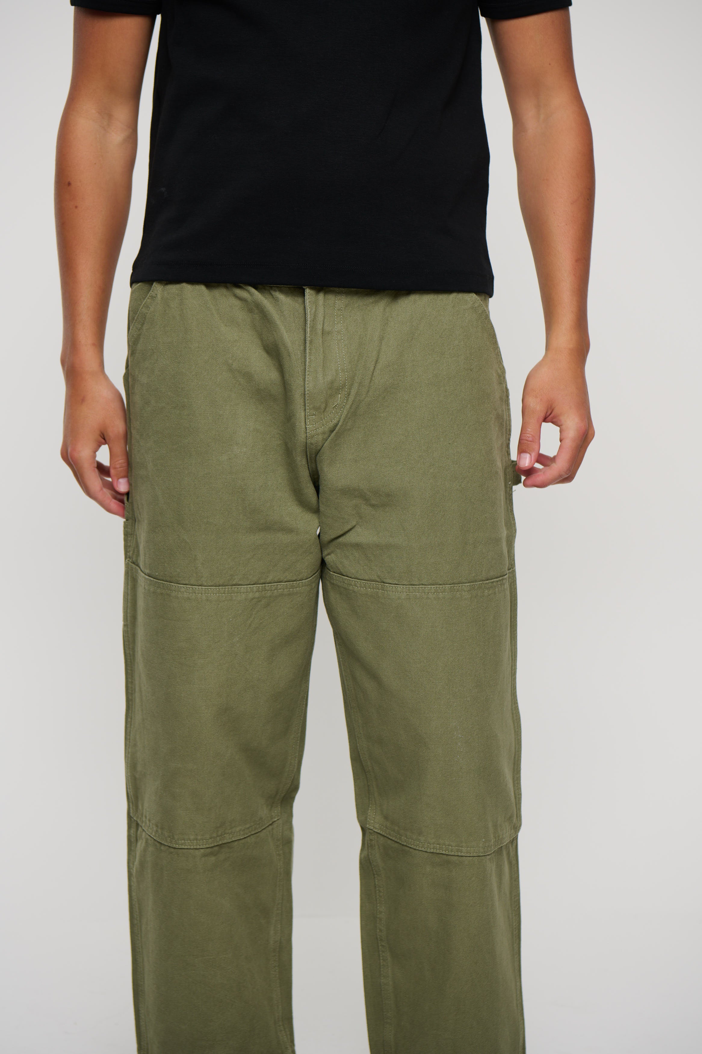 Cotton Drill Pant Army