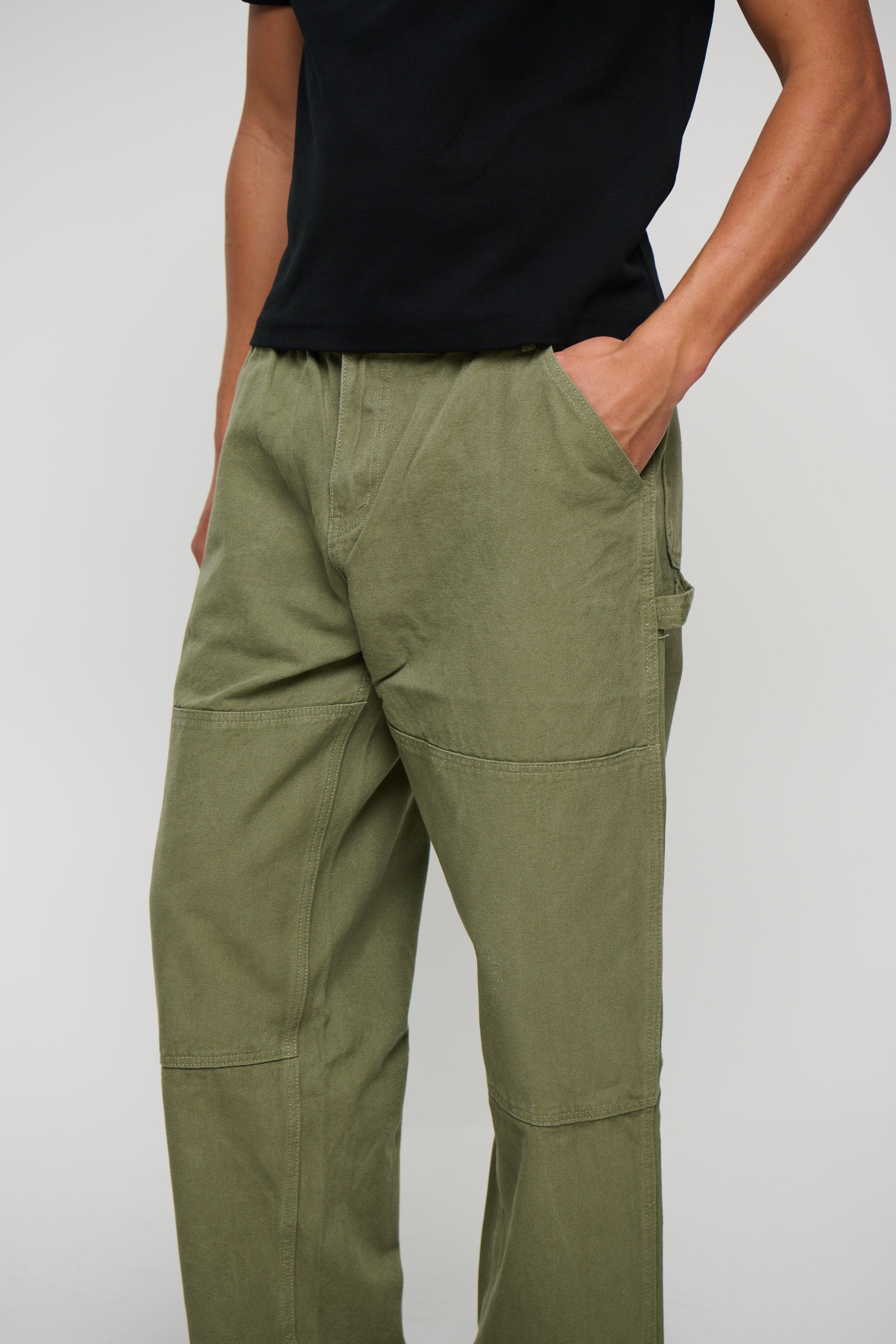 Cotton Drill Pant Army