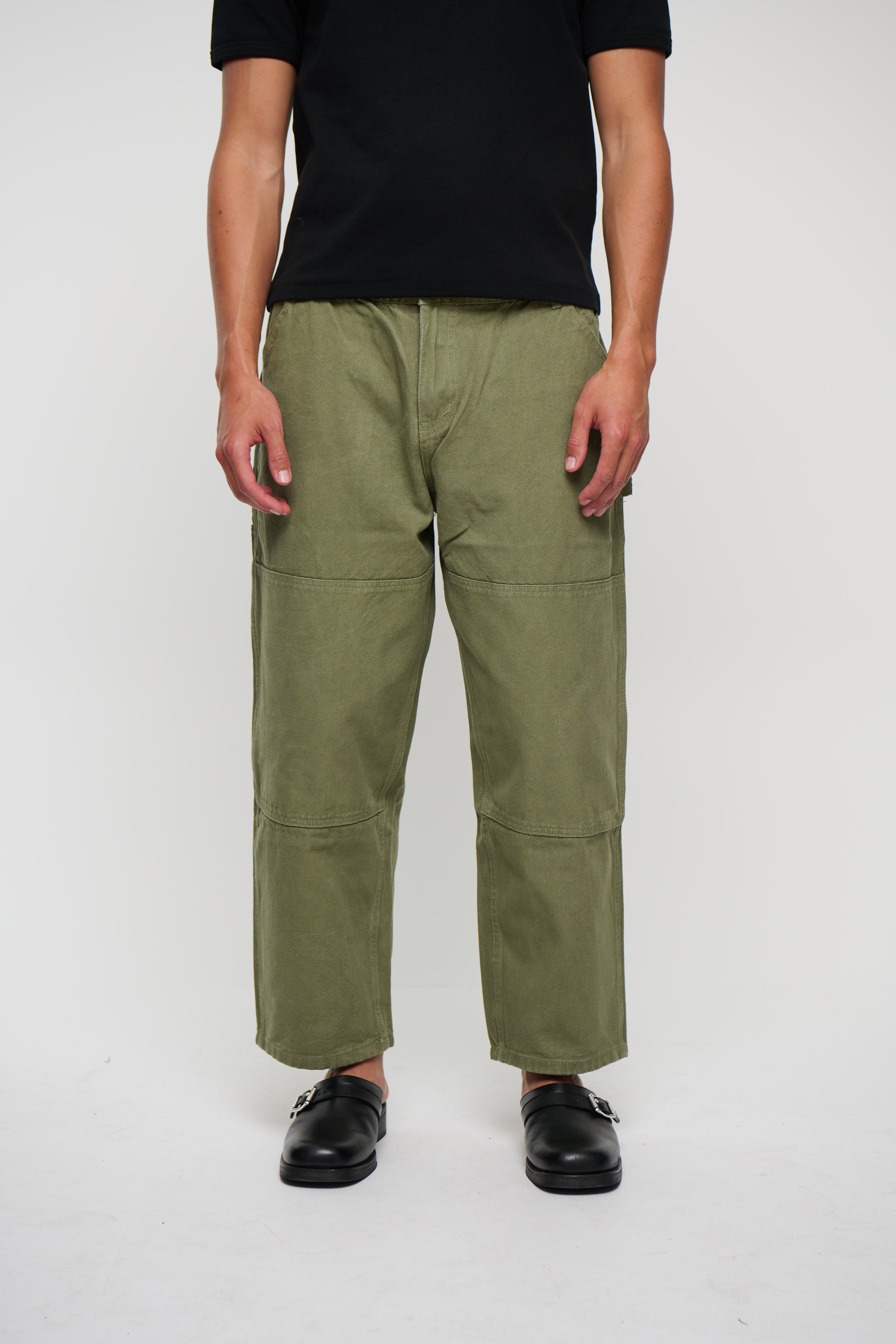 Cotton Drill Pant Army