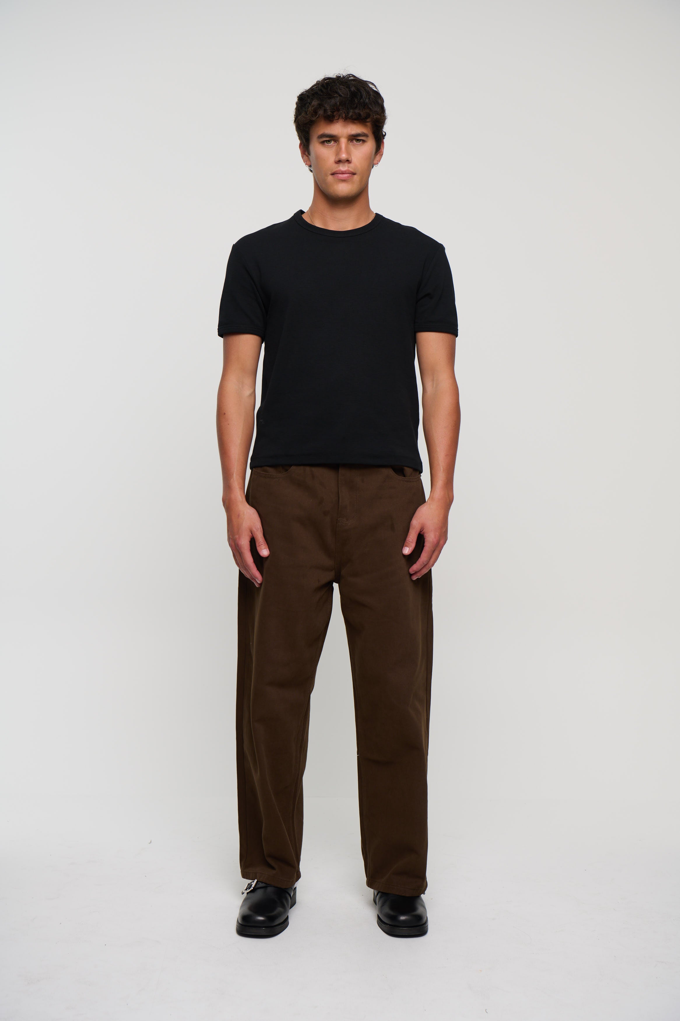 Newtown Baggy Denim Chocolate