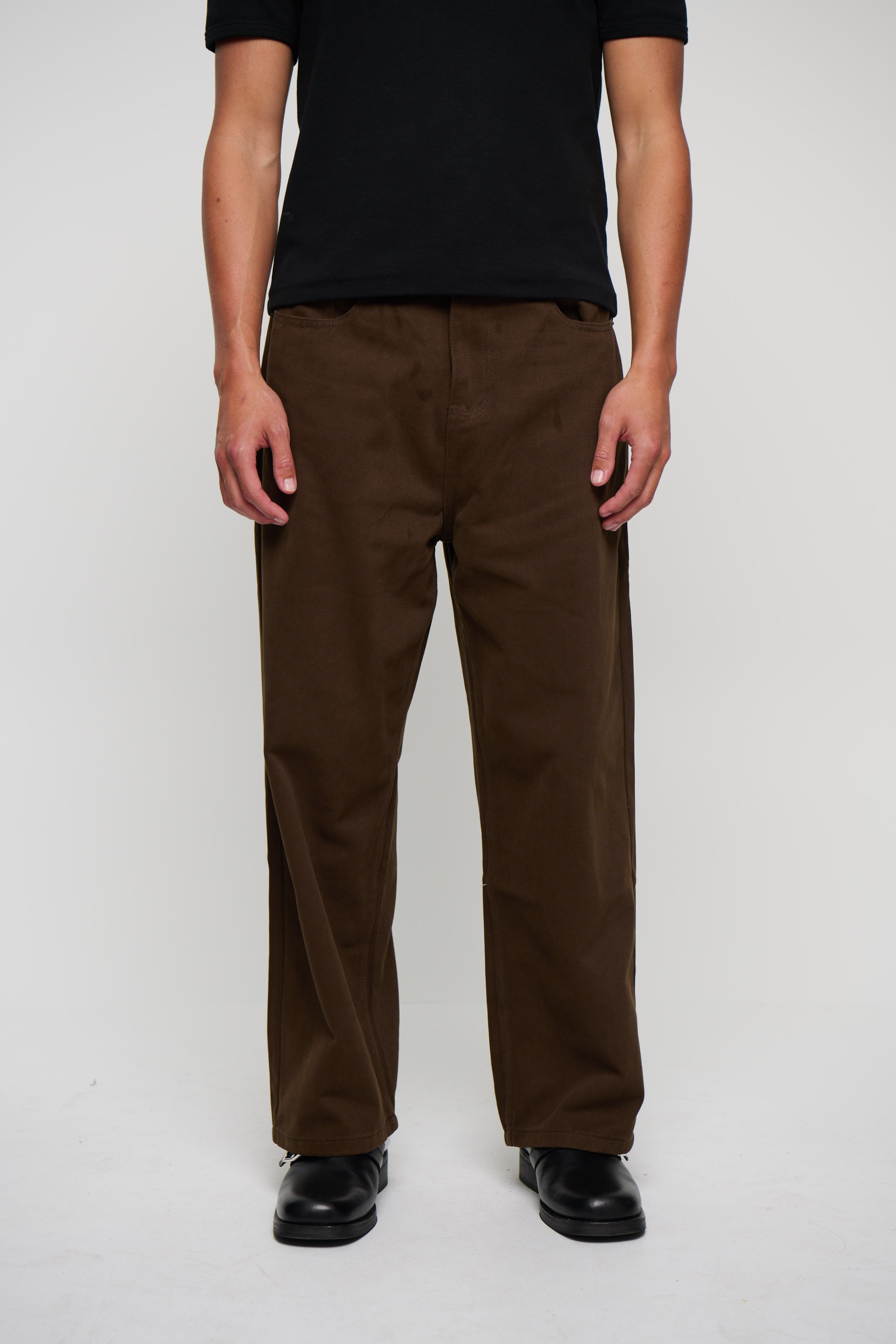 Newtown Baggy Denim Chocolate