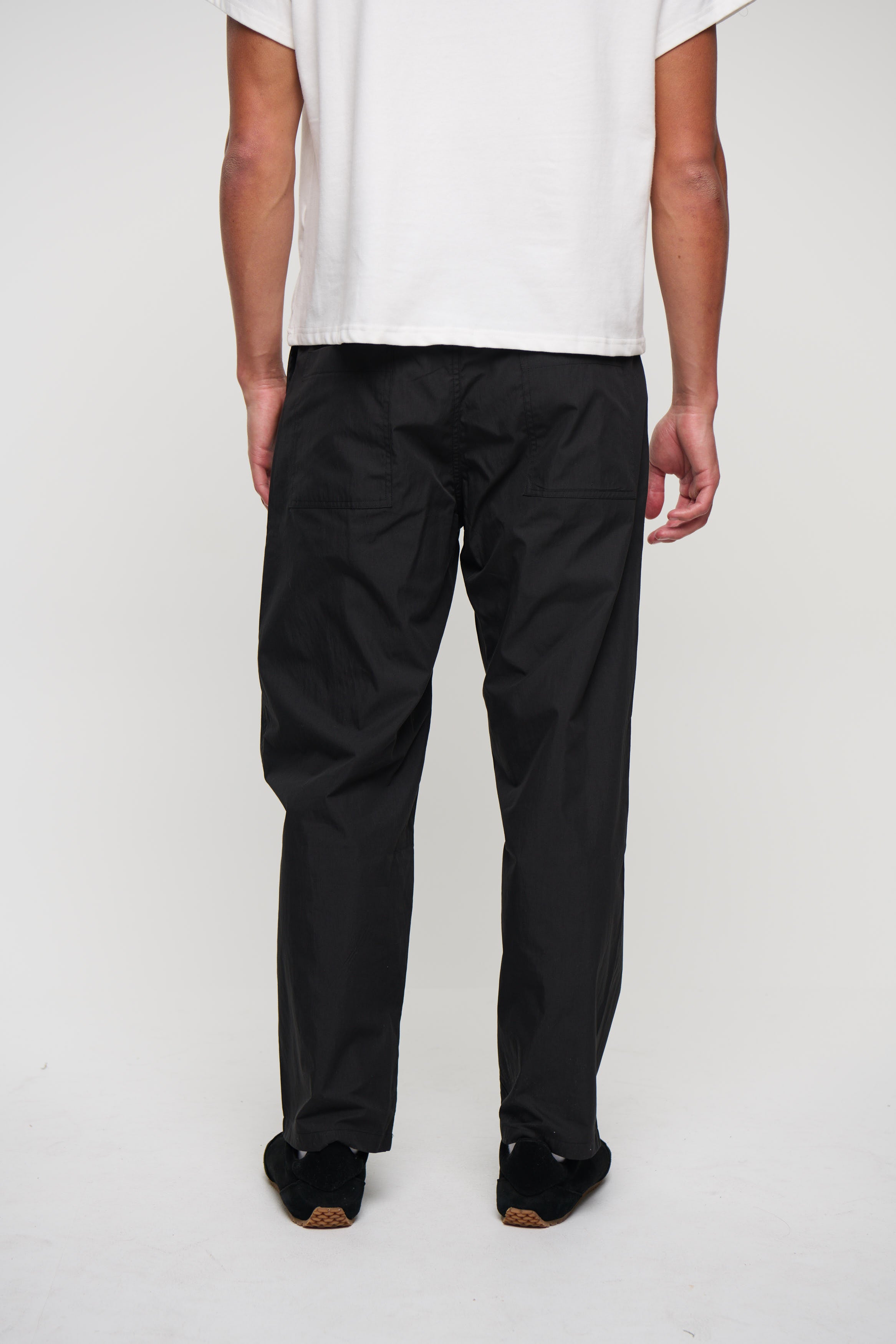 Cal Straight Cotton Pant Black