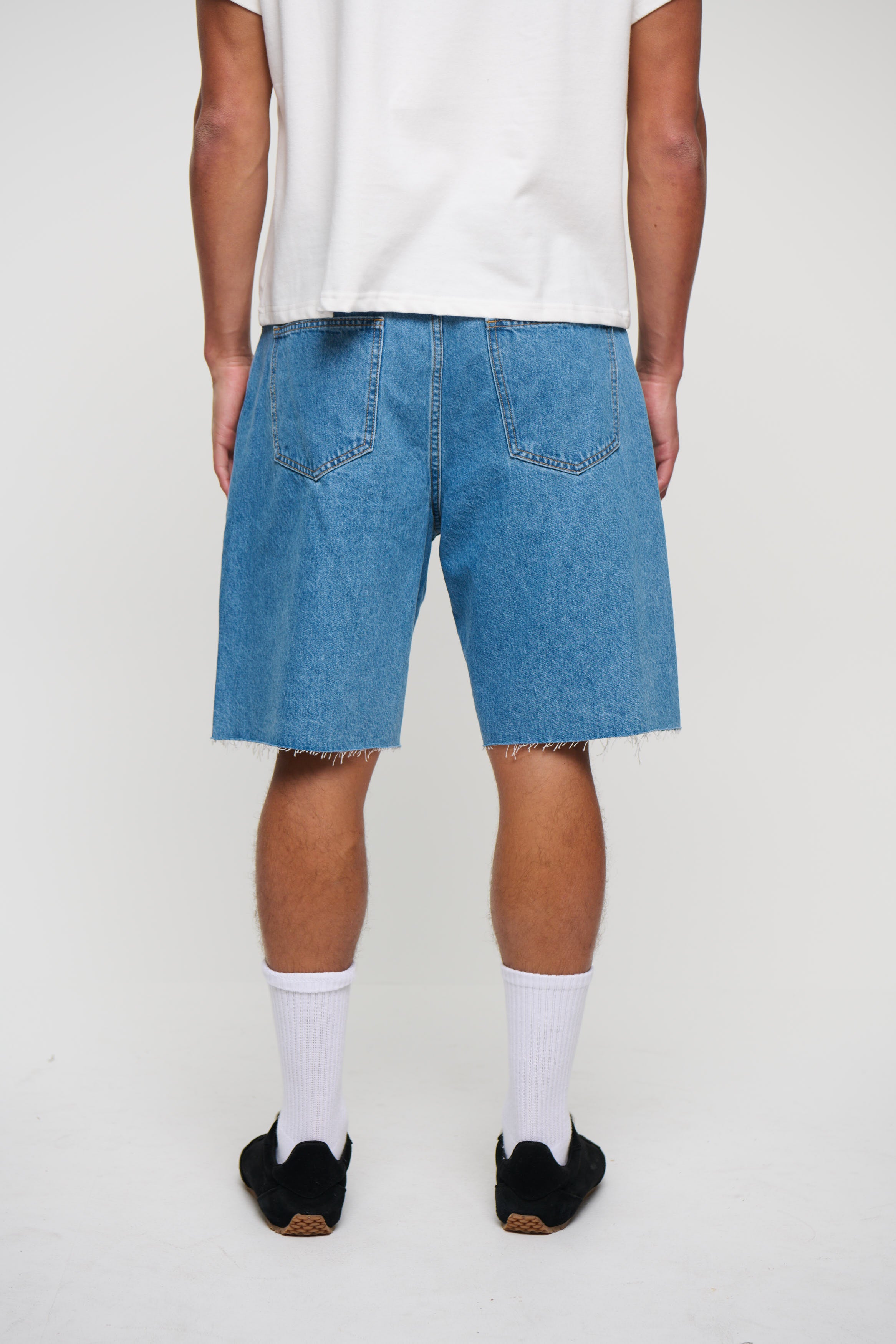 Cal Raw Denim Short Blue
