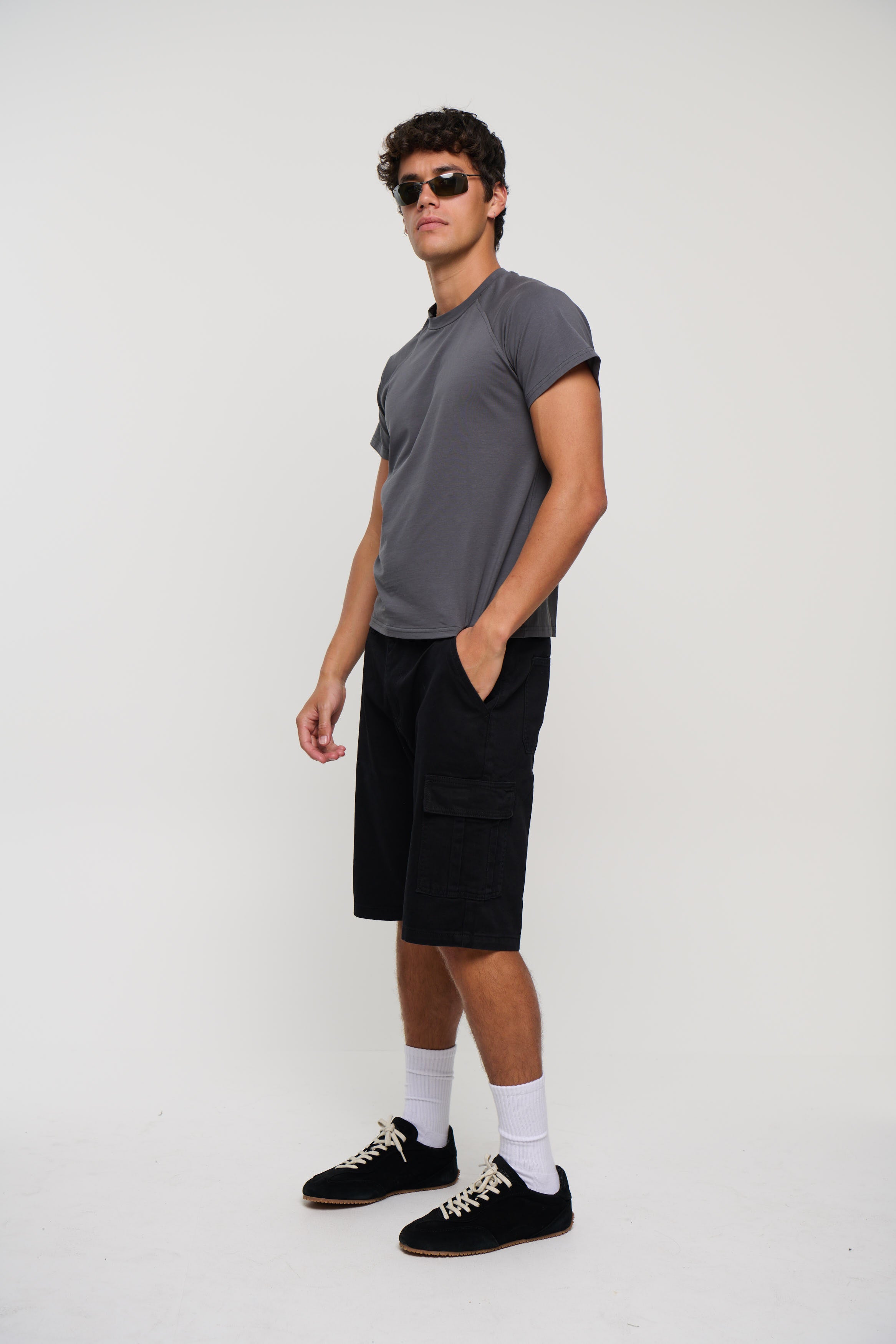 Ryder Baggy Short Black