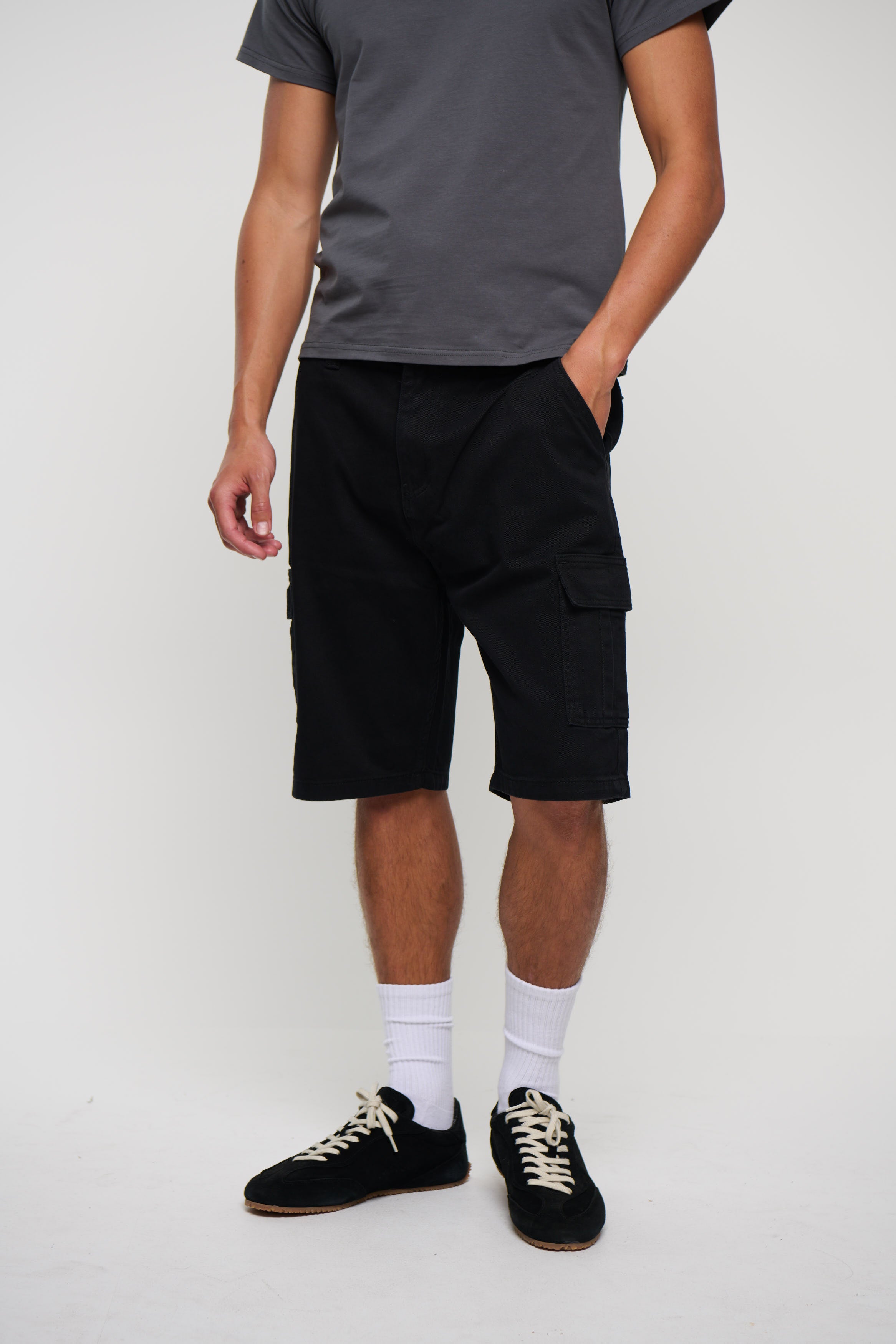 Ryder Baggy Short Black