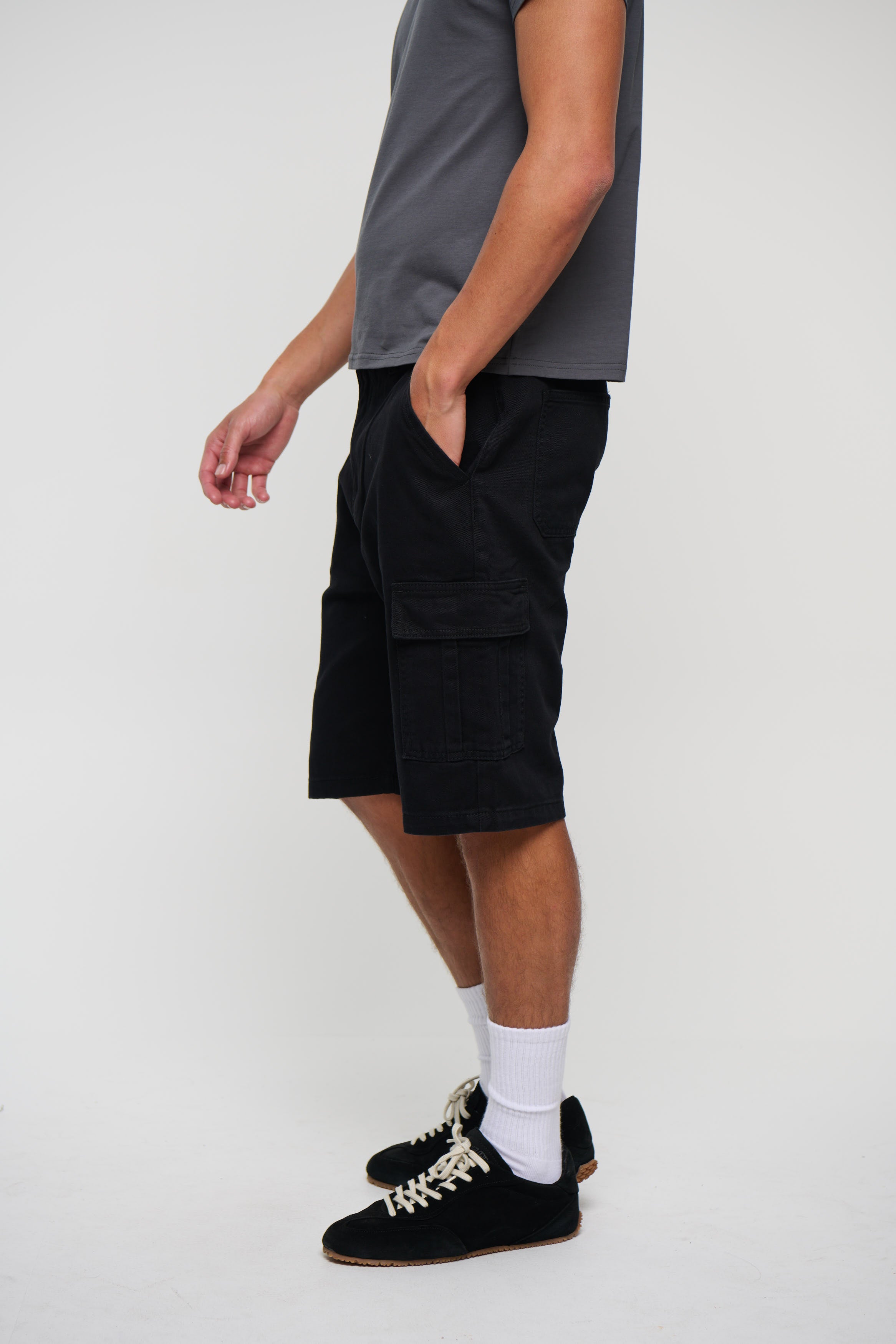 Ryder Baggy Short Black