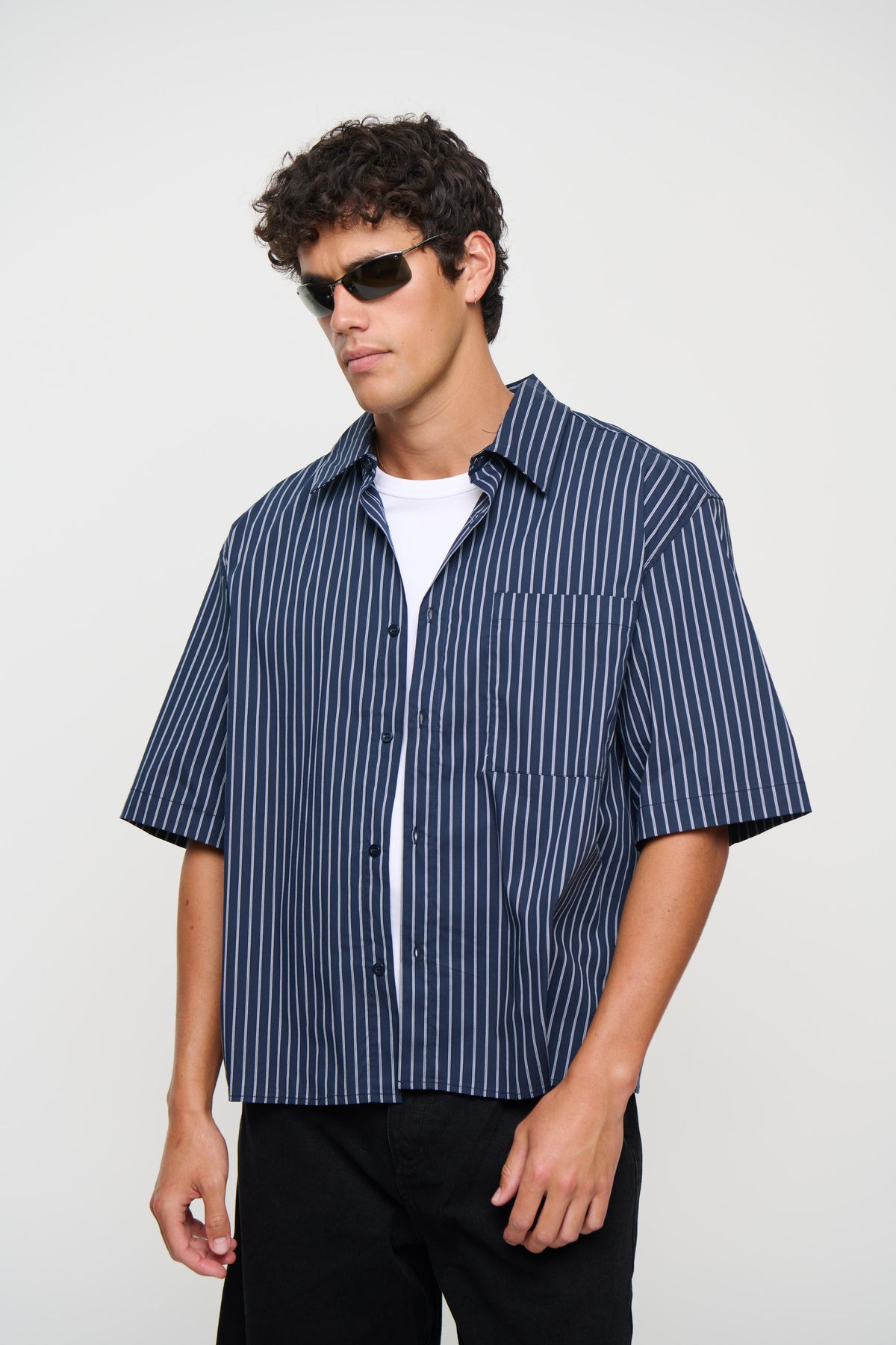 NTH Box Shirt Navy