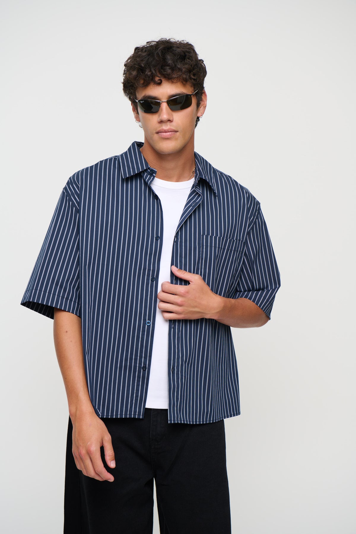 NTH Box Shirt Navy