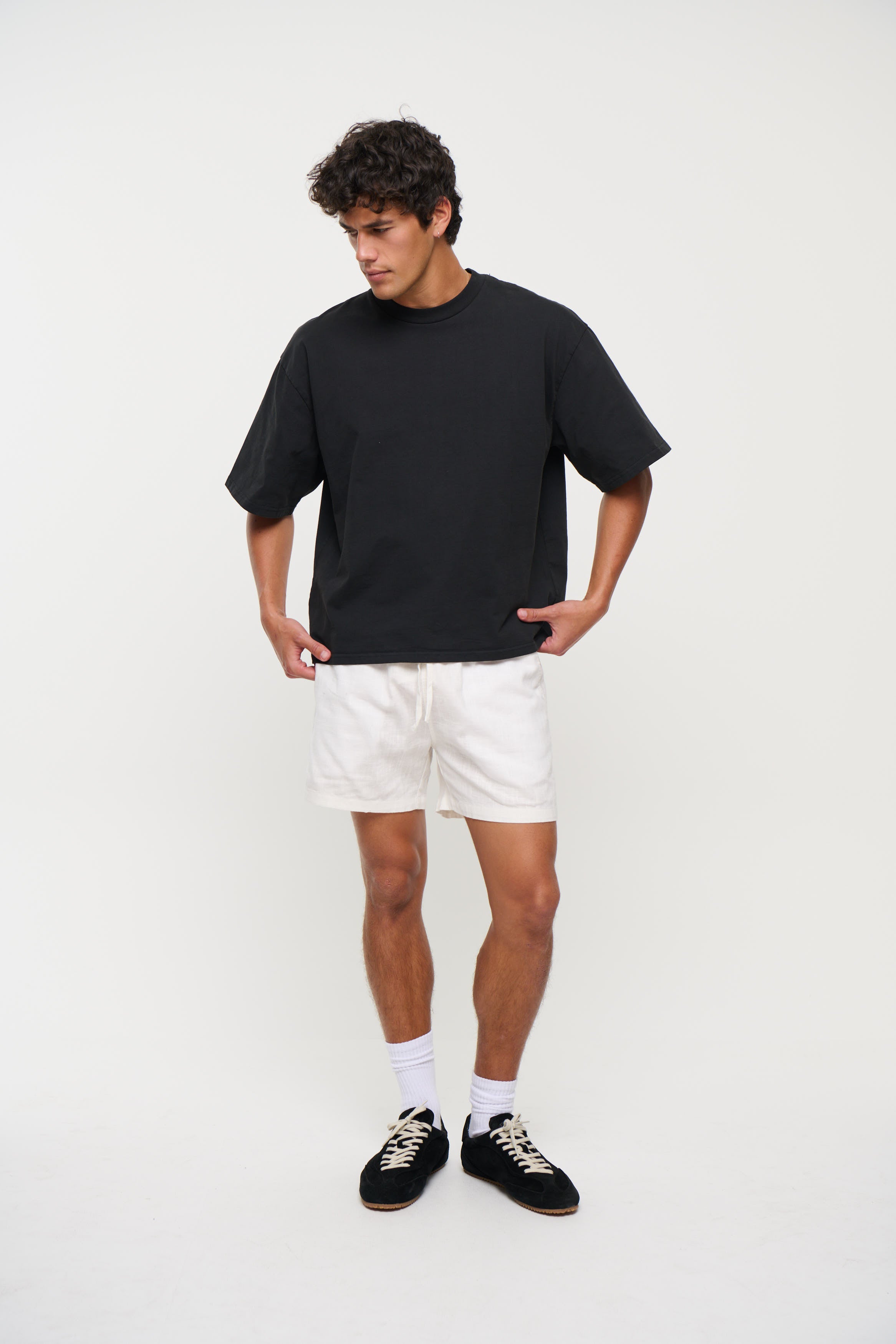 NTH Felix Linen Short White