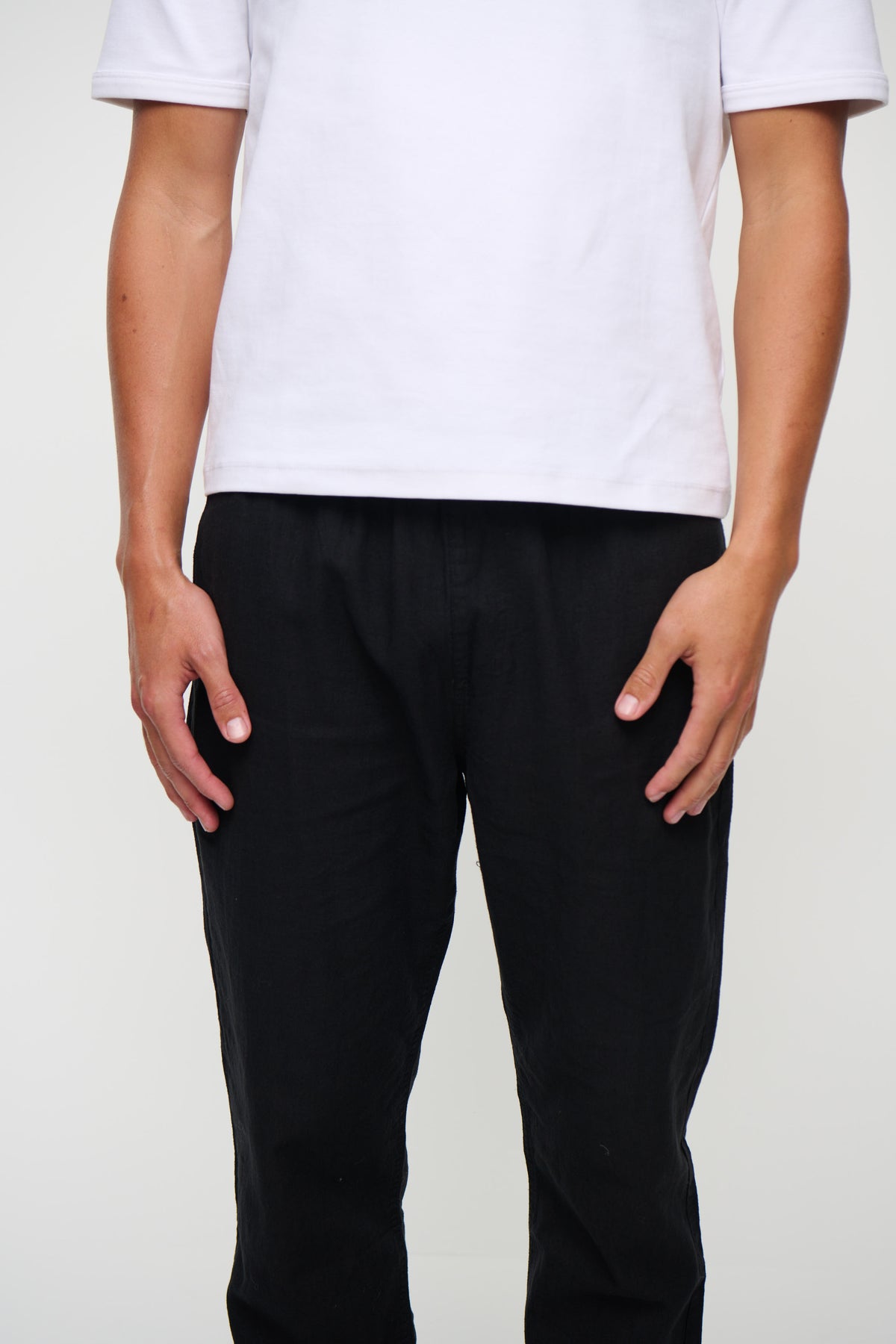 NTH Linen Pant Black