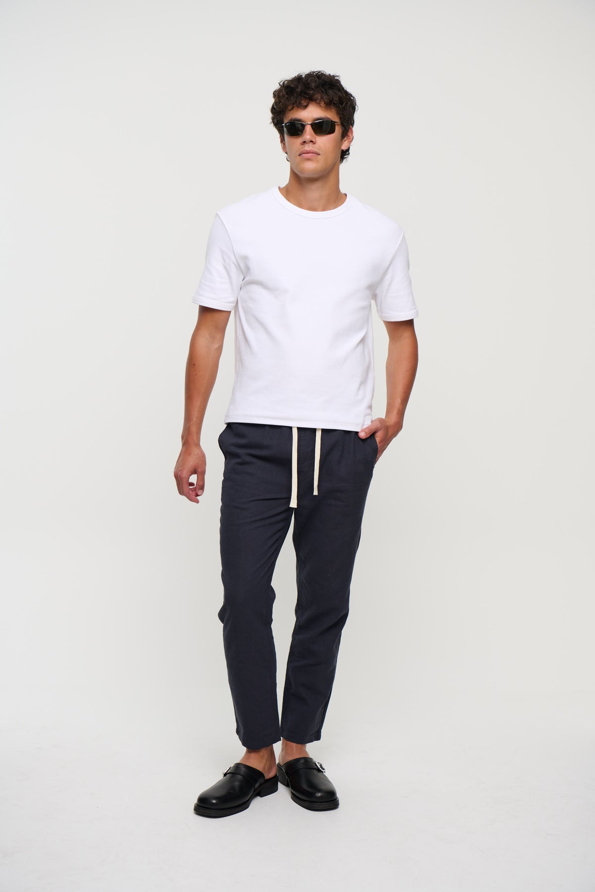 NTH Linen Pant Navy