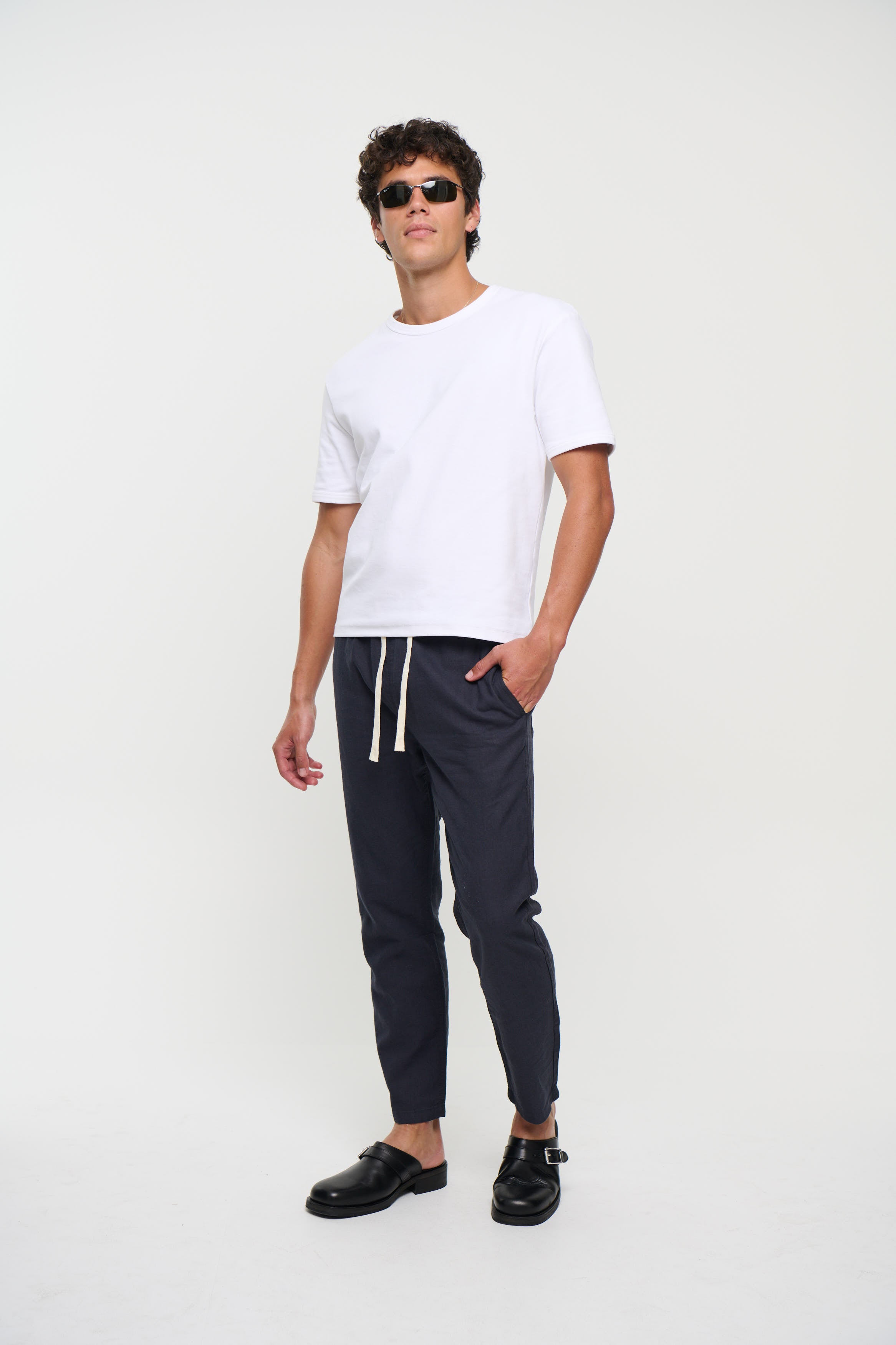 NTH Linen Pant Navy