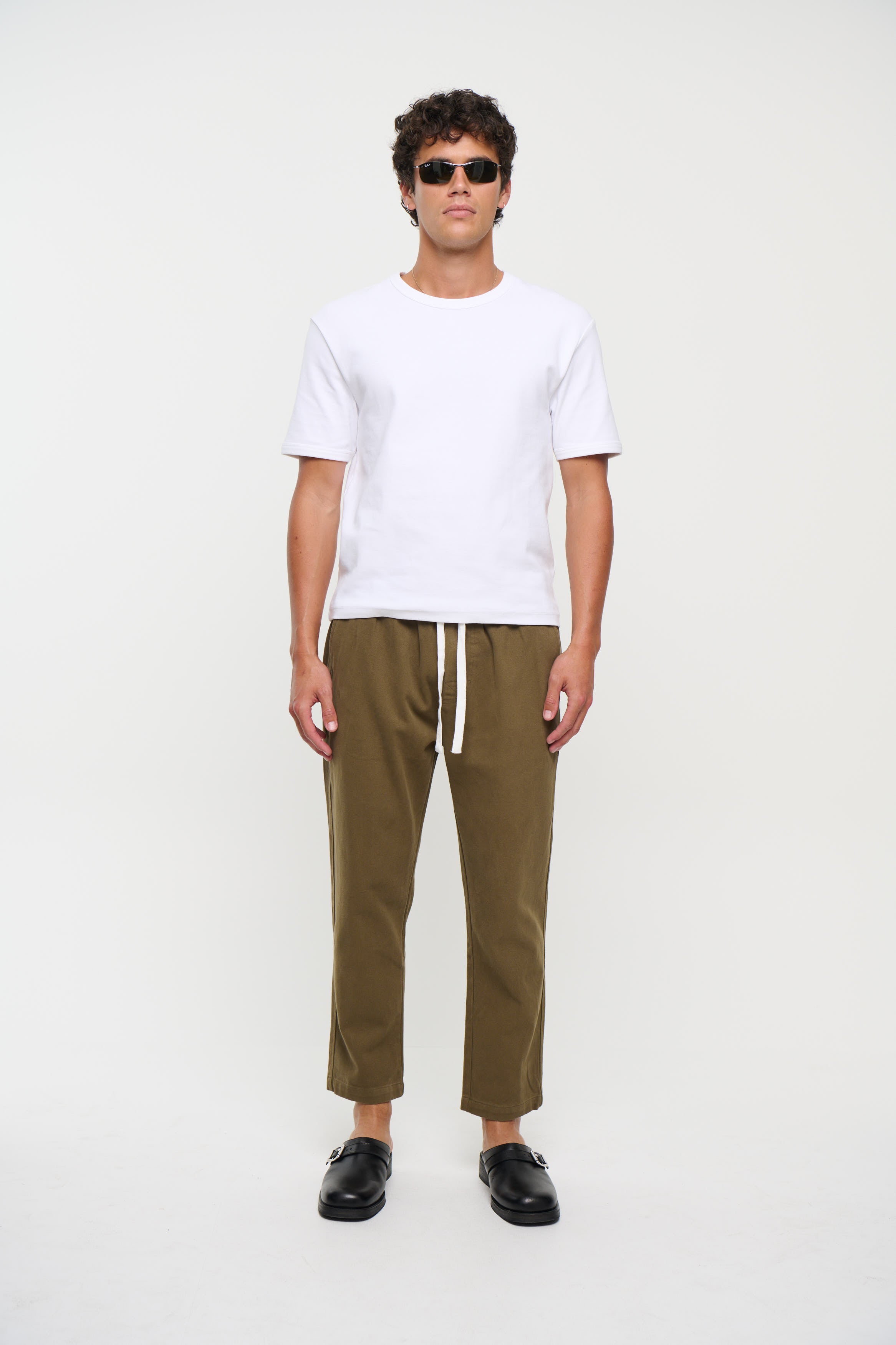 Drill Jogger Pant Olive