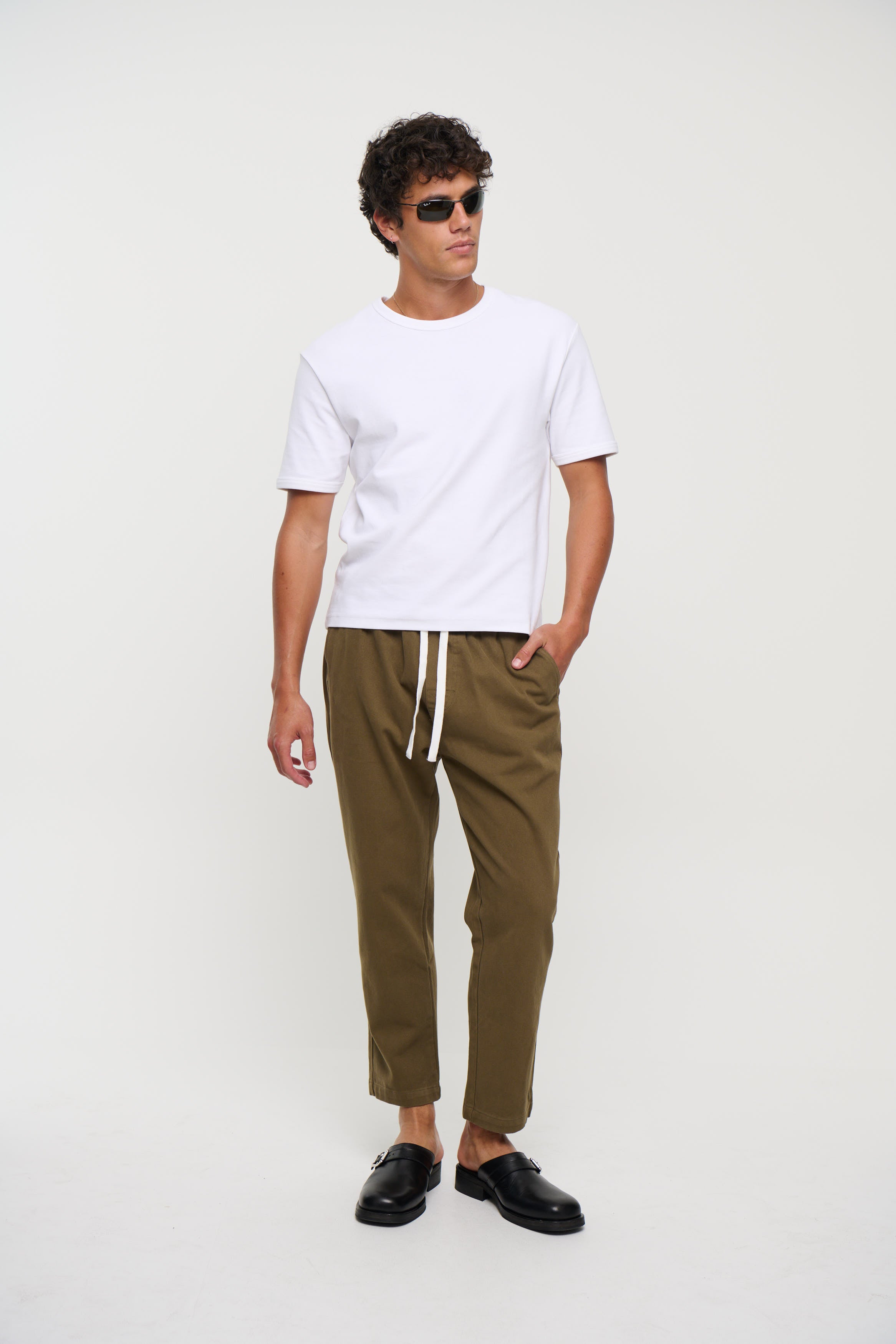 Drill Jogger Pant Olive