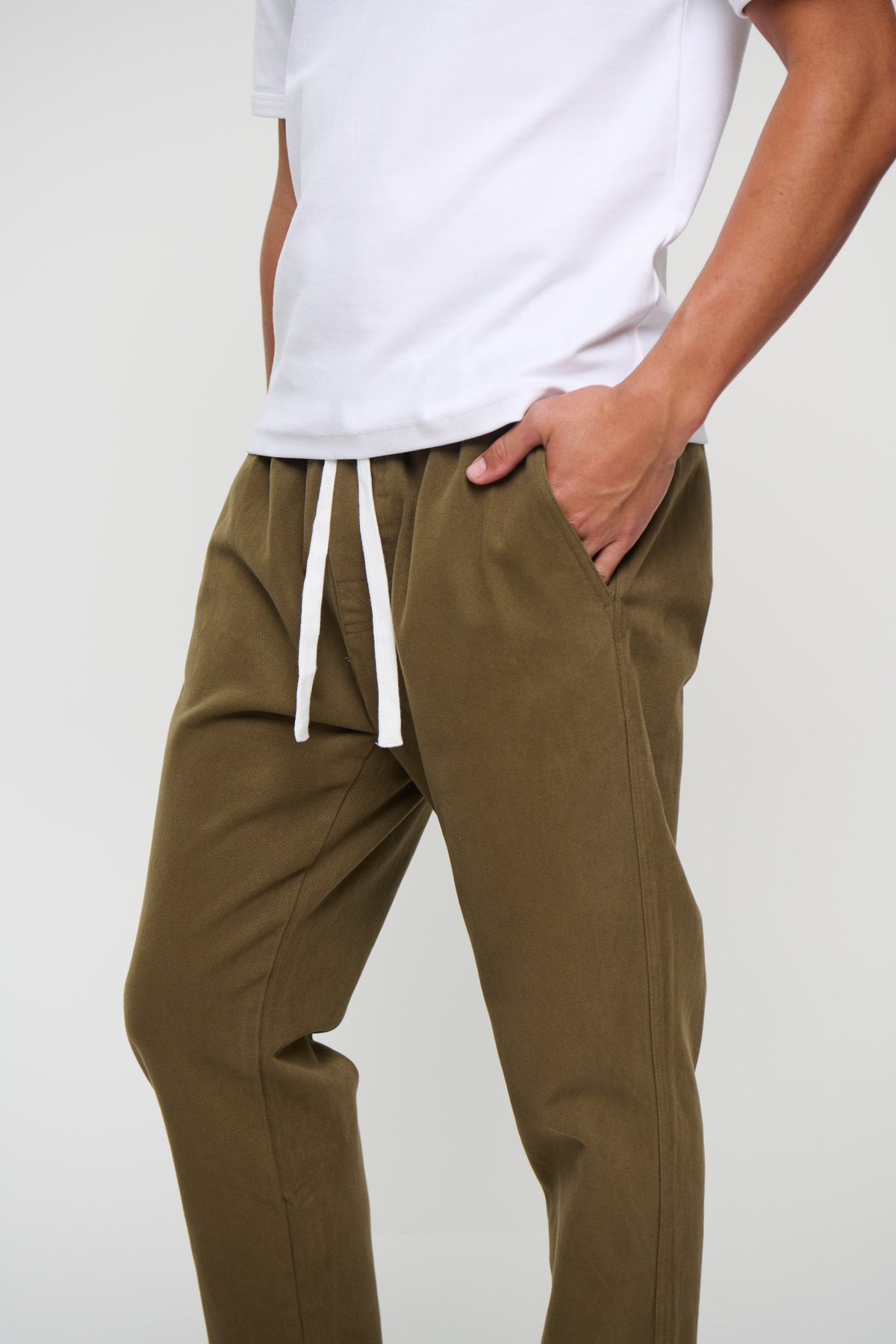 Drill Jogger Pant Olive