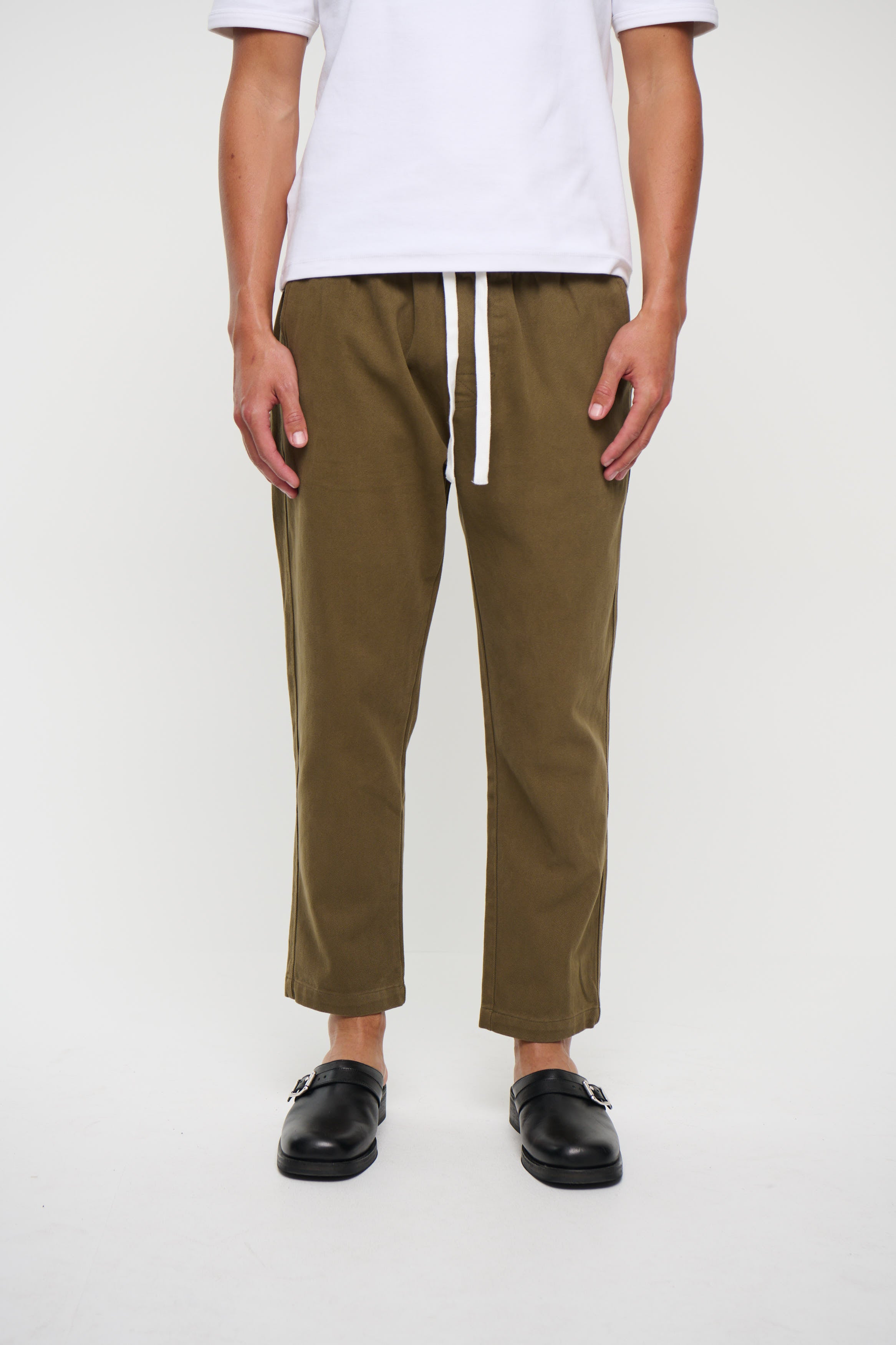 Drill Jogger Pant Olive
