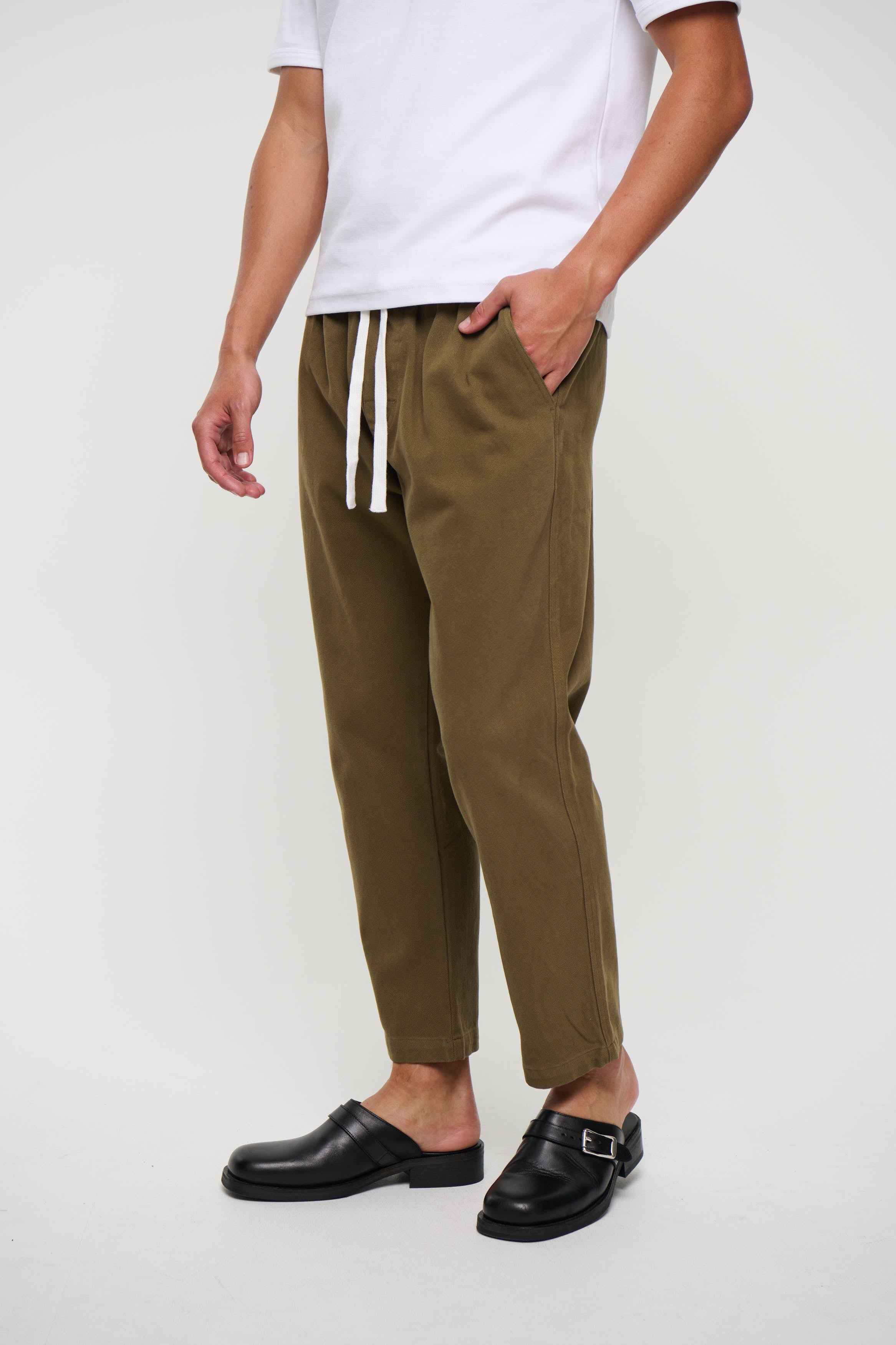 Drill Jogger Pant Olive
