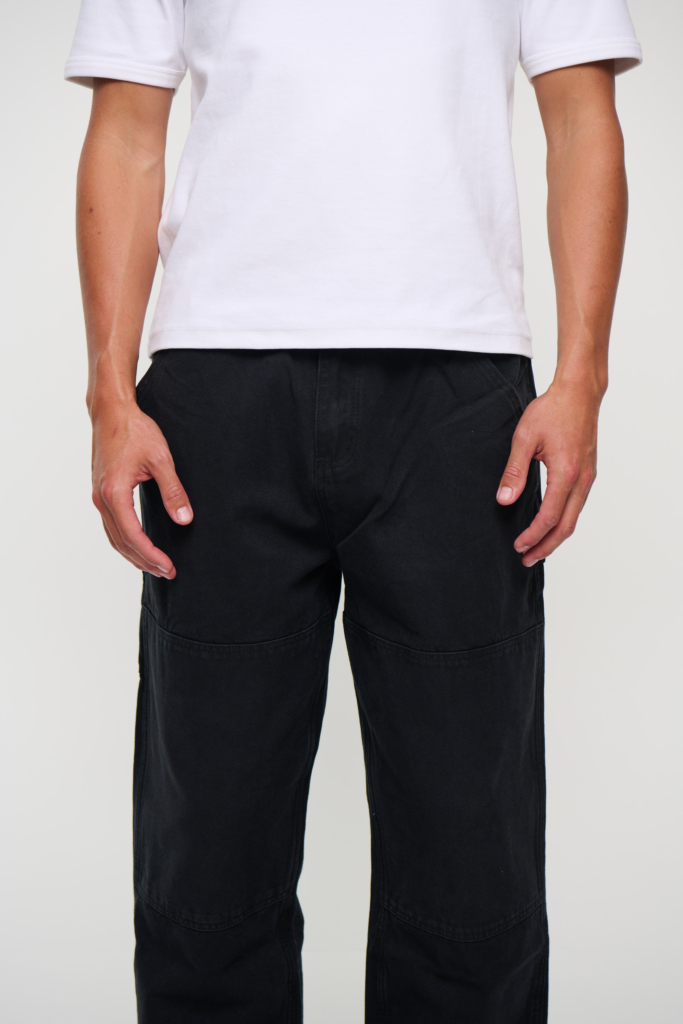 Cotton Drill Pant Black