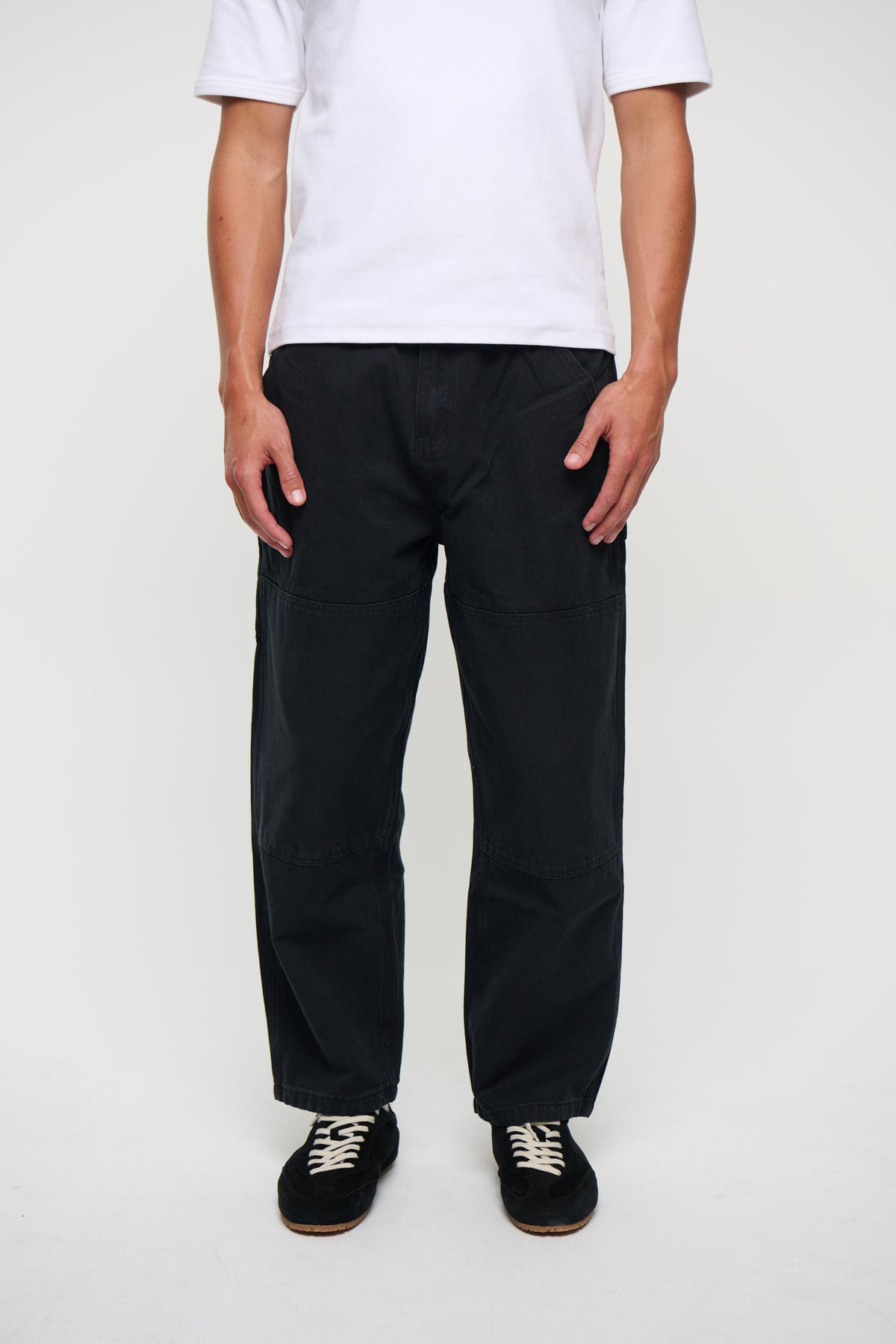 Cotton Drill Pant Black