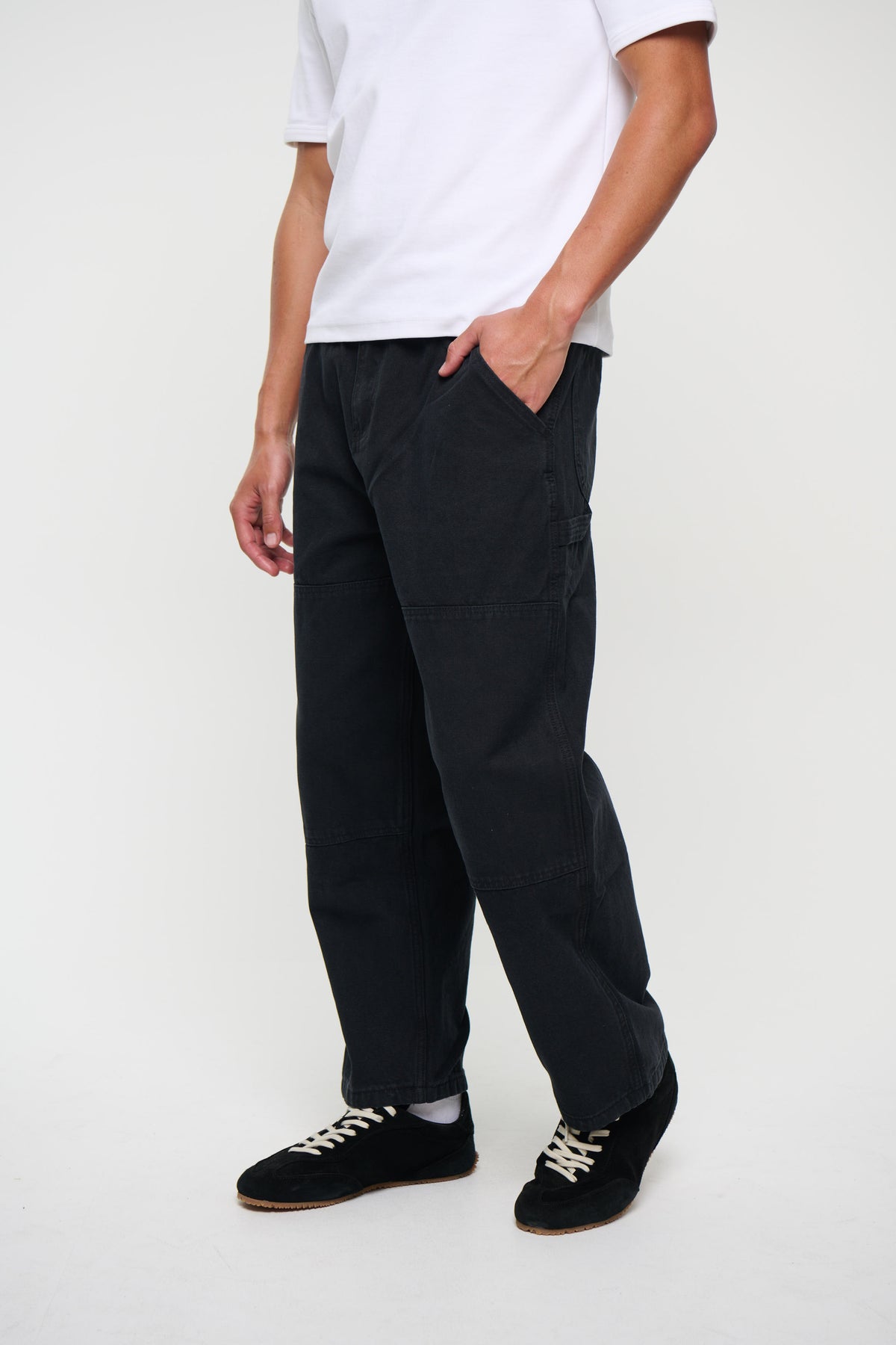 Cotton Drill Pant Black