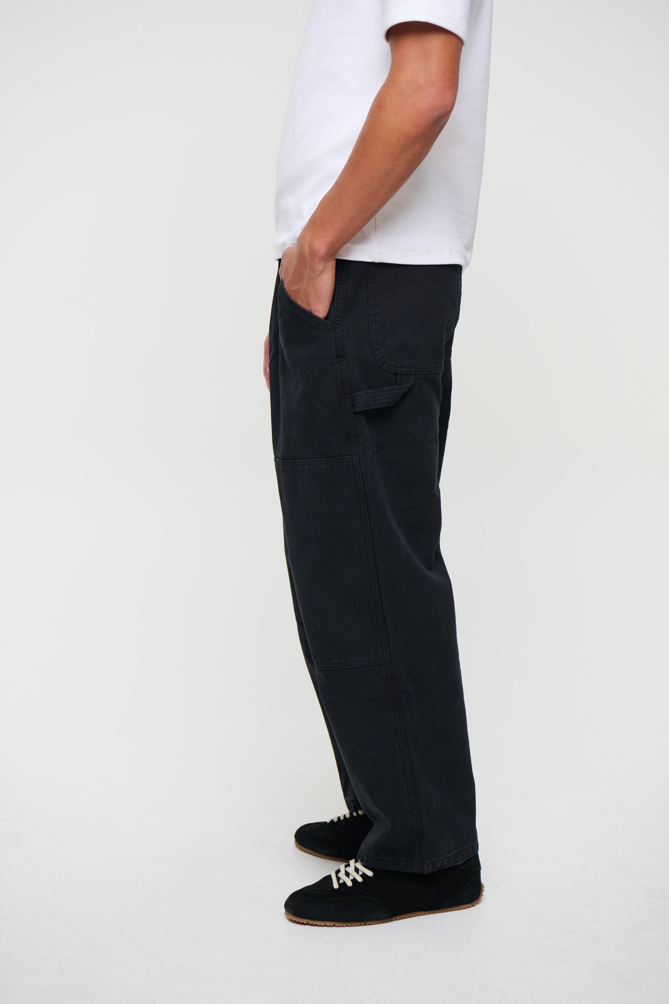 Cotton Drill Pant Black